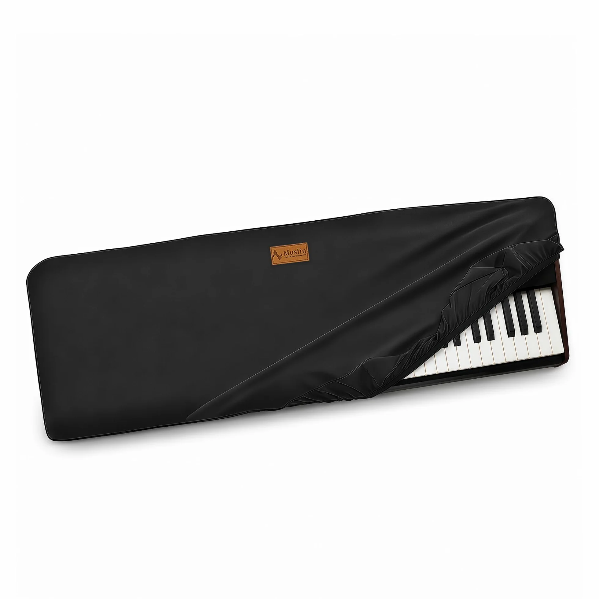 Musiin Copertura antipolvere per tastiera pianoforte a 88 tasti, compatibile con Nord Grand2, Nord Grand, Yamaha NP-35, Premium Chinlon antigraffio e antipolvere, morbido al tatto e design aderente