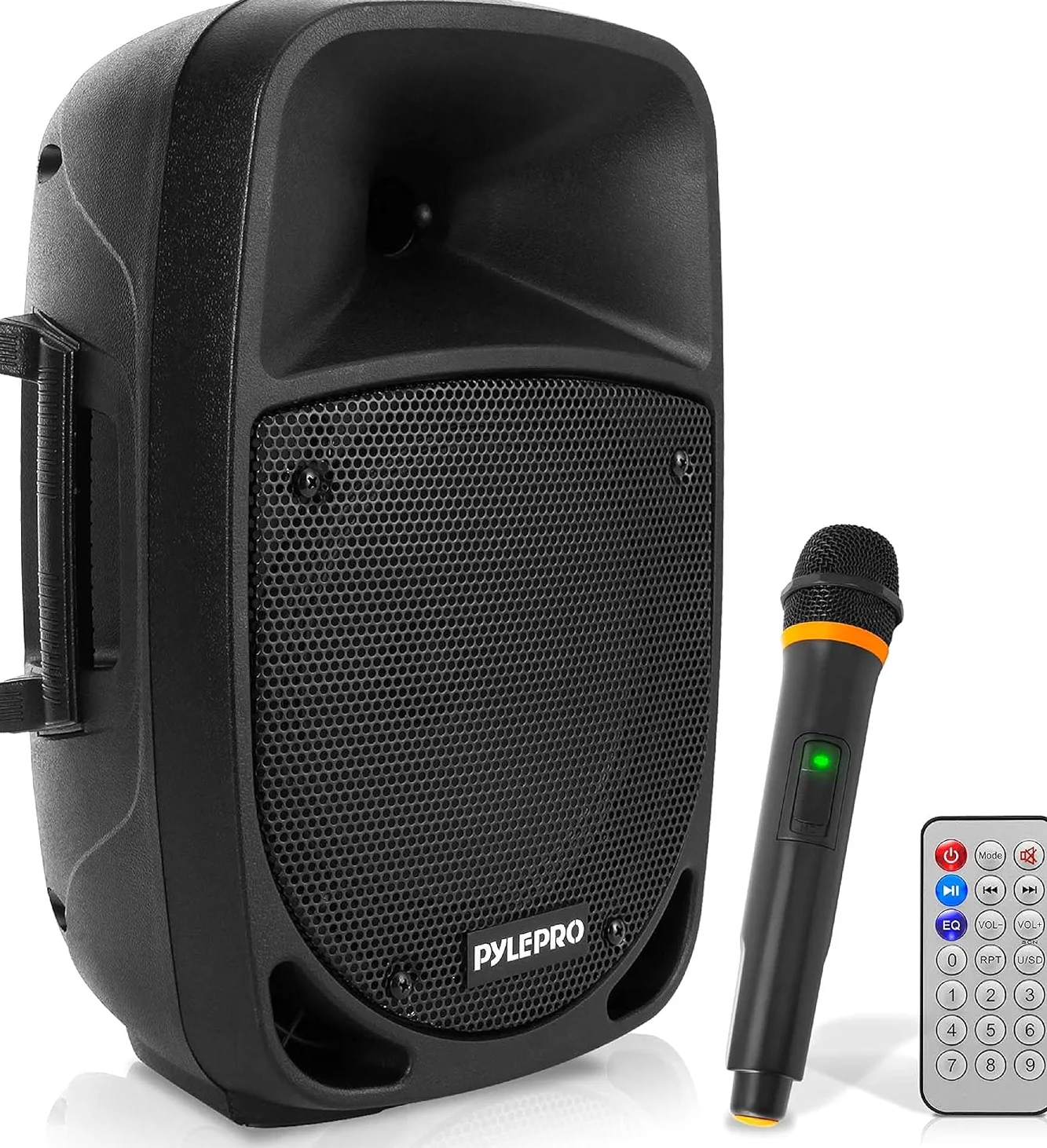 Pyle Cassa Bluetooth 800 Watt, Karaoke, Subwoofer 20 centimetri, Microfono UHF, Luci LED, Batteria Ricaricabile, Altoparlante Bluetooth MP3/USB/SD