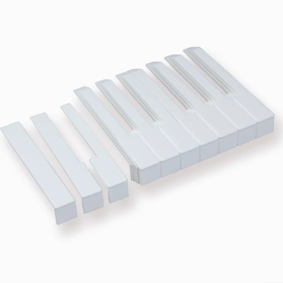 Kit per tastiera pianoforte, set di ricambio per 52/36/88 tasti, nero lucido o bianco (A)