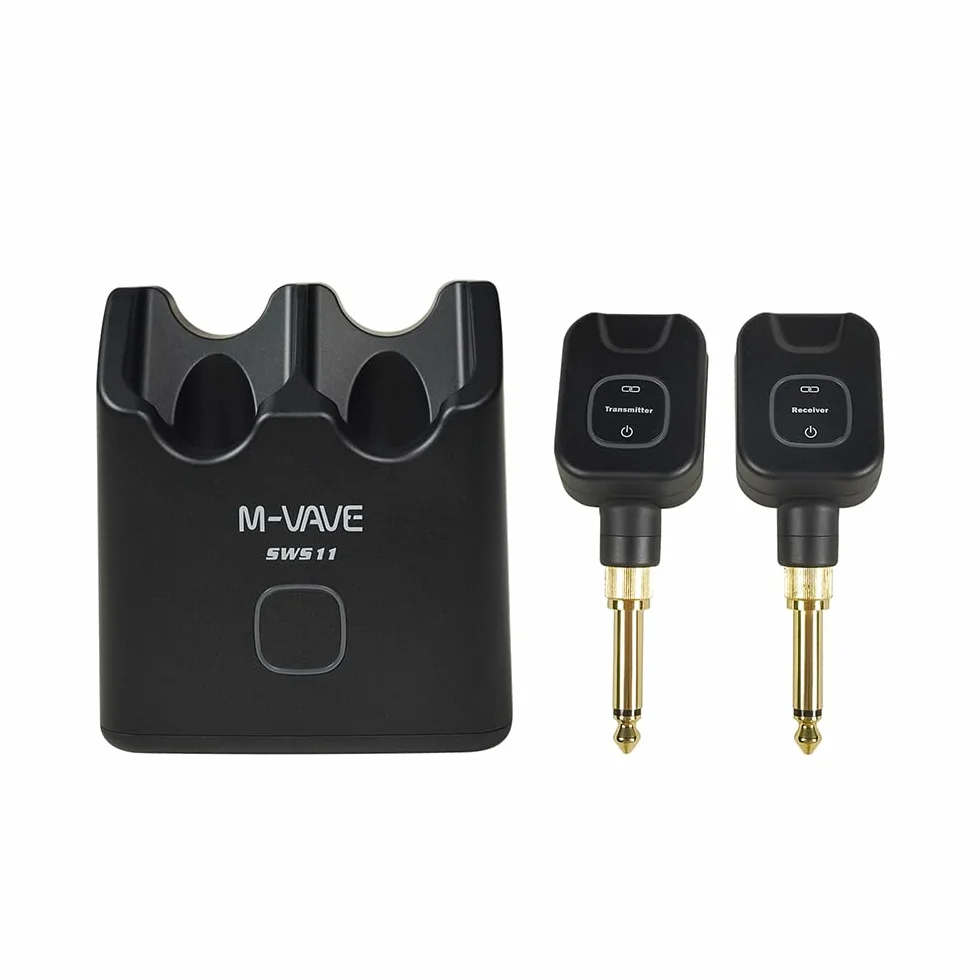 Sistema wireless per chitarra M-Vave SWS11 5,8 GHz – Trasmettitore e ricevitore digitale per chitarra elettrica e basso