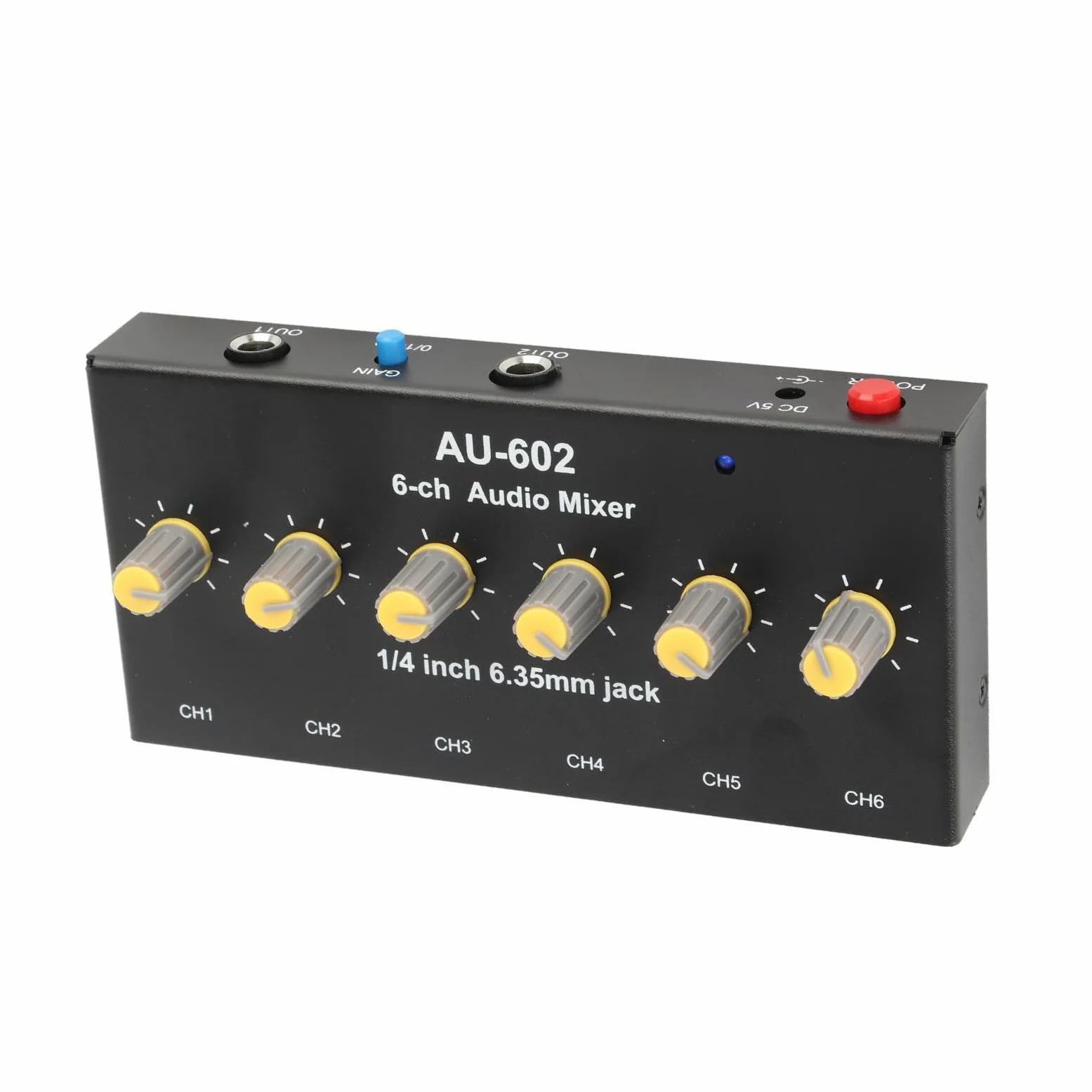 Mixer di linea stereo, controllo del volume senza distorsioni Mini mixer a 3 canali stereo Segnale stabile per barra piccola per chitarra con microfono Video e dintorni
