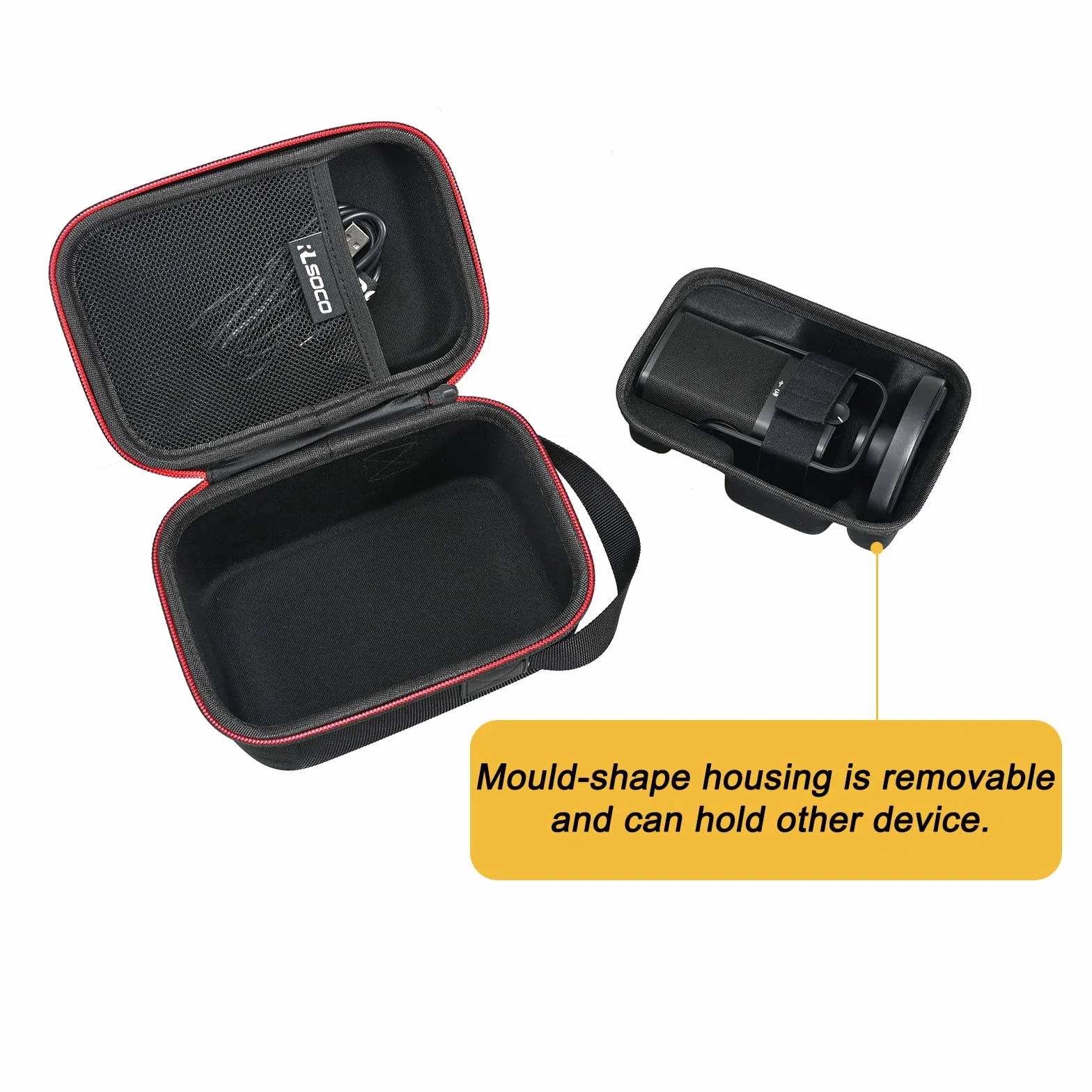 RLSOCO Custodia per RØDE NT-USB Mini Microfono USB a Condensatore Versatile