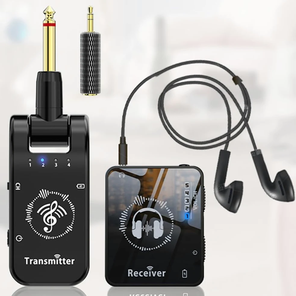Cuffia di monitoraggio, Wireless In Ear Monitor System Con Trasmettitore E Ricevitore Per Stadio, Trasmissione Wireless Auricolare Monitor