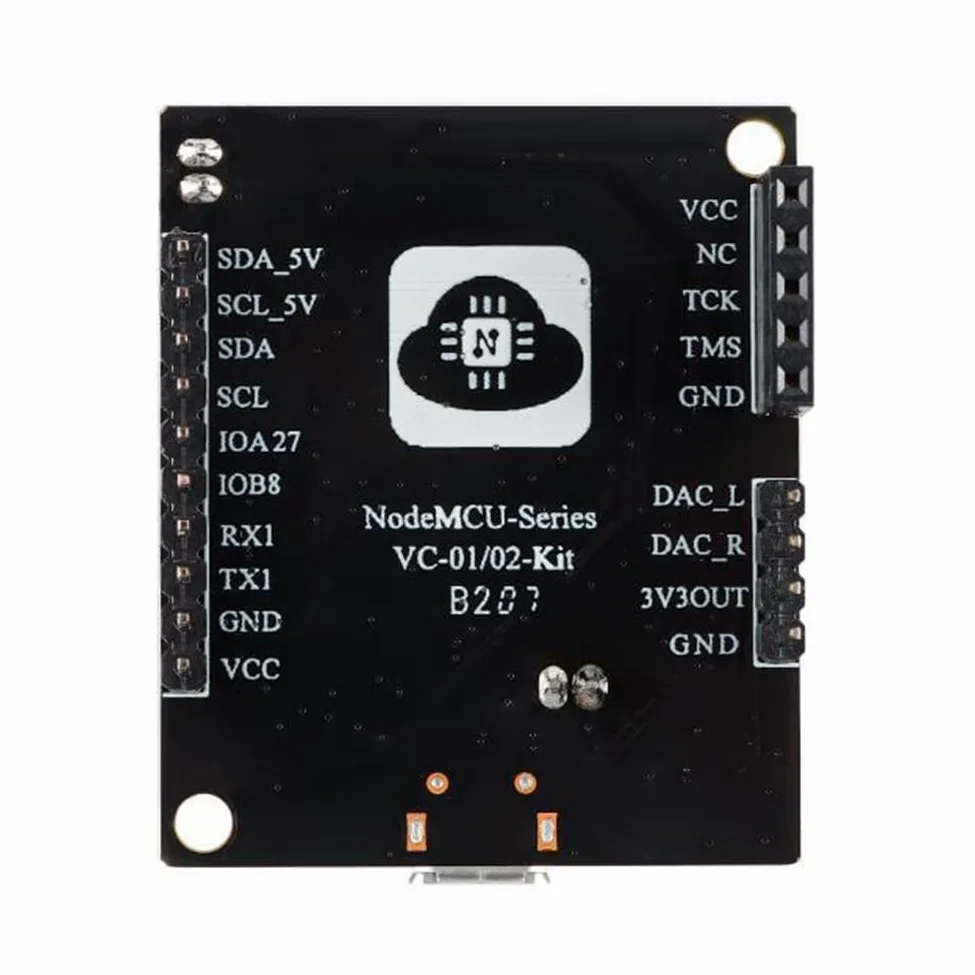 2 Pezzi -02-Kit AI Intelligente Scheda di Sviluppo Vocale Offline VC02 Modulo di Controllo Vocale di Riconoscimento Offline