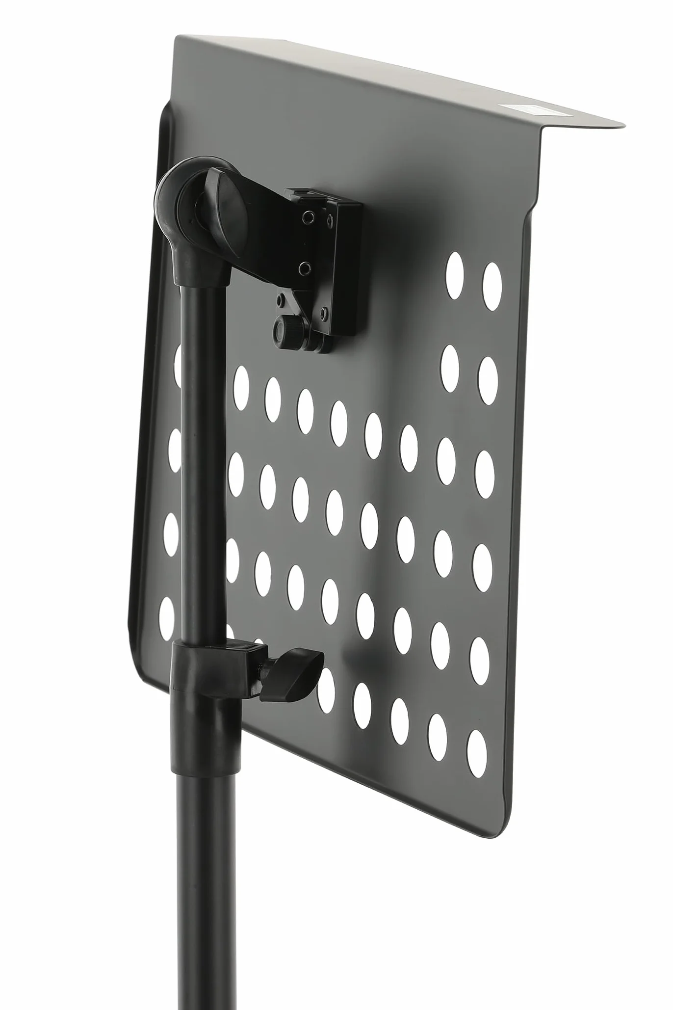 GEWA leggio per orchestra - Metallo - pieghevole - Piastra perforata e rimovibile - ABS e connessione a prisma - Altezza 67-120 cm - Peso 3,8 kg - nero