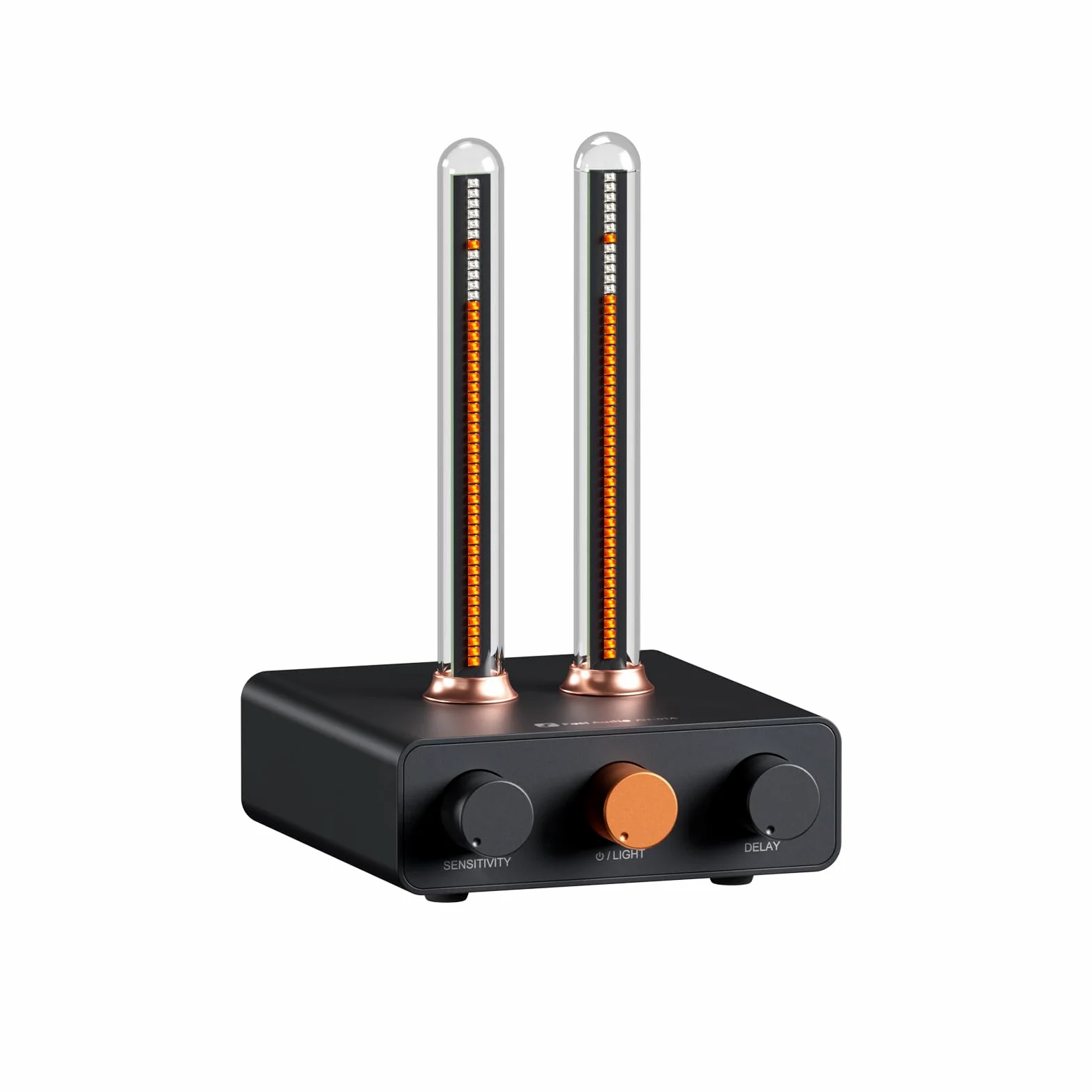 Fosi Audio Music Visualizer, Analizzatore di Spettro del Suono, Luce Ambientale RGB a Tubo d'epoca, Misuratore di Volume del Microfono per il Sistema Stereo, con Regolazione della Sensibilità