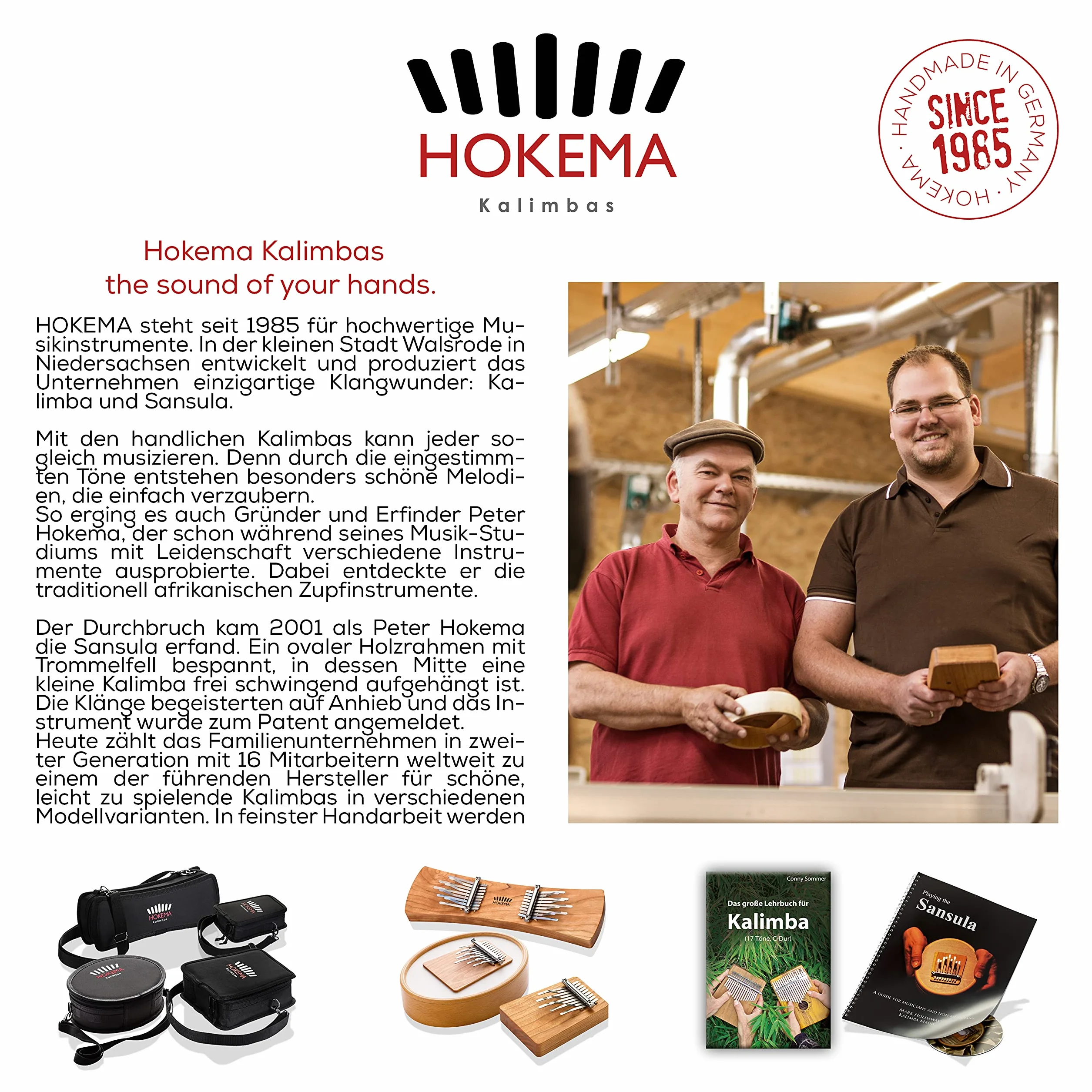 Hokema Kalimbas Sansula Rinascimento