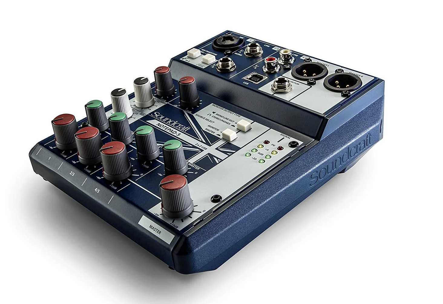 SOUNDCRAFT NOTEPAD 5 Console de mixage avec USB I/O