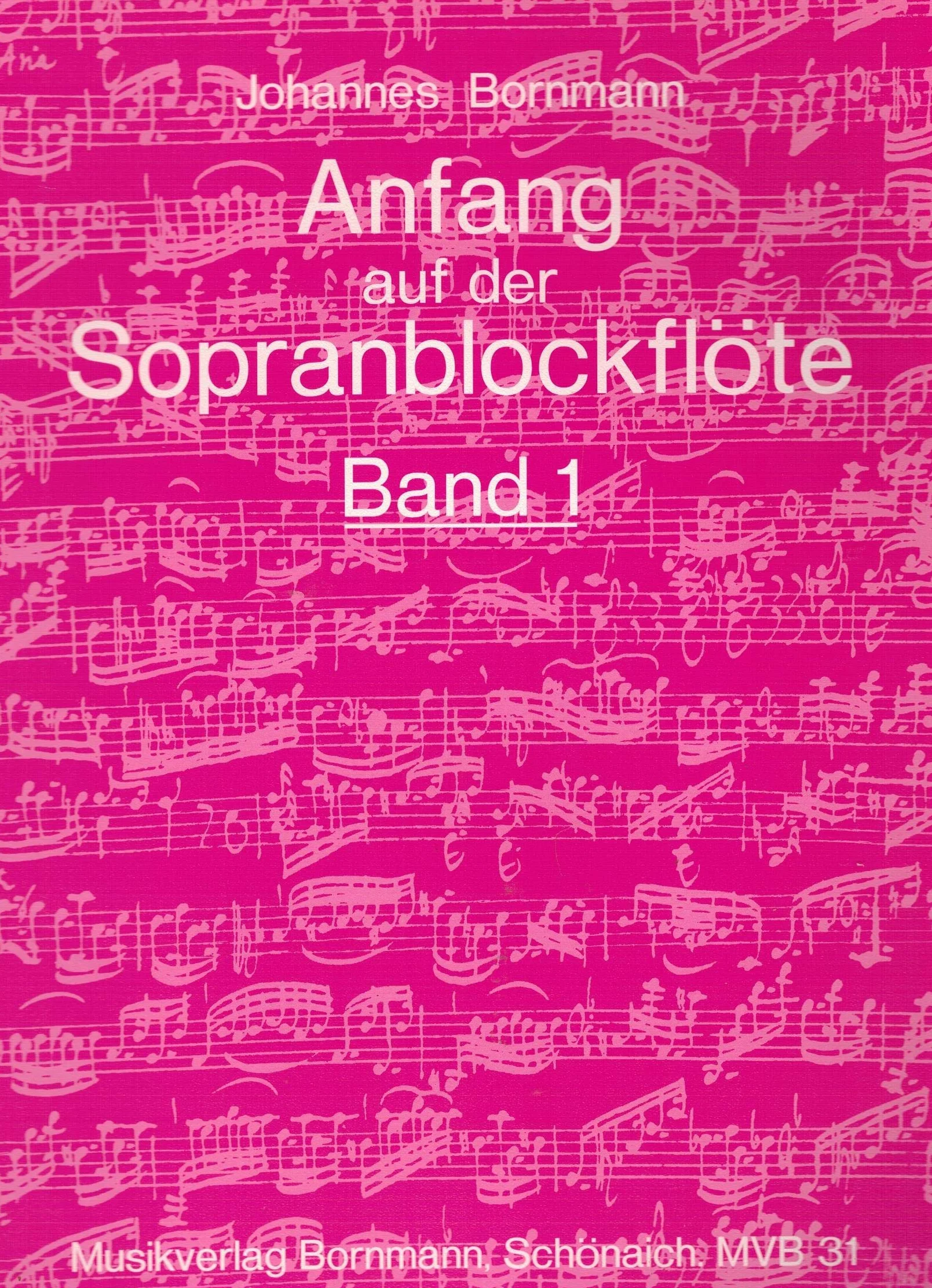Inizio sul flauto dolce soprano, note musicali