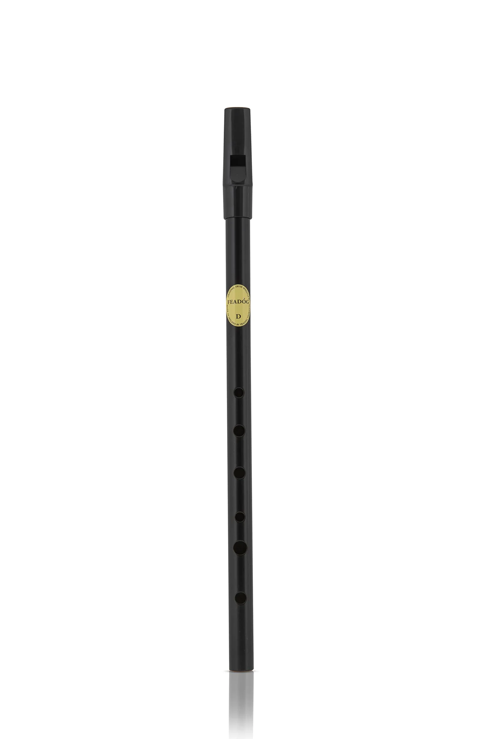 Feadog Black D Original Irish Whistle Single Pack
