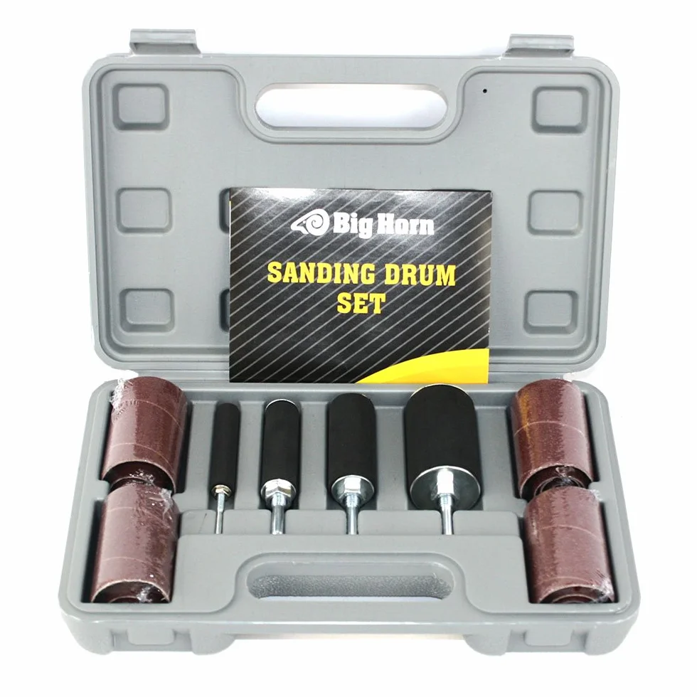 Big Horn 19521 - Set di 20 tamburi in gomma per smerigliatura