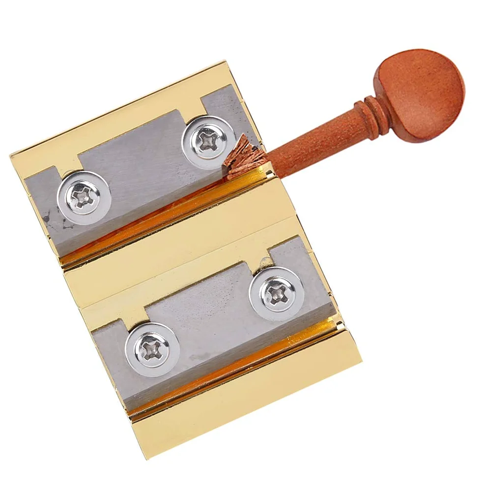 Rasoio a pioli per violino, in ottone professionale, Strumento per manutenzione violino, Accessorio musicale per 4/4 e 3/4, for Violinisti e Liutai in studio o concerti