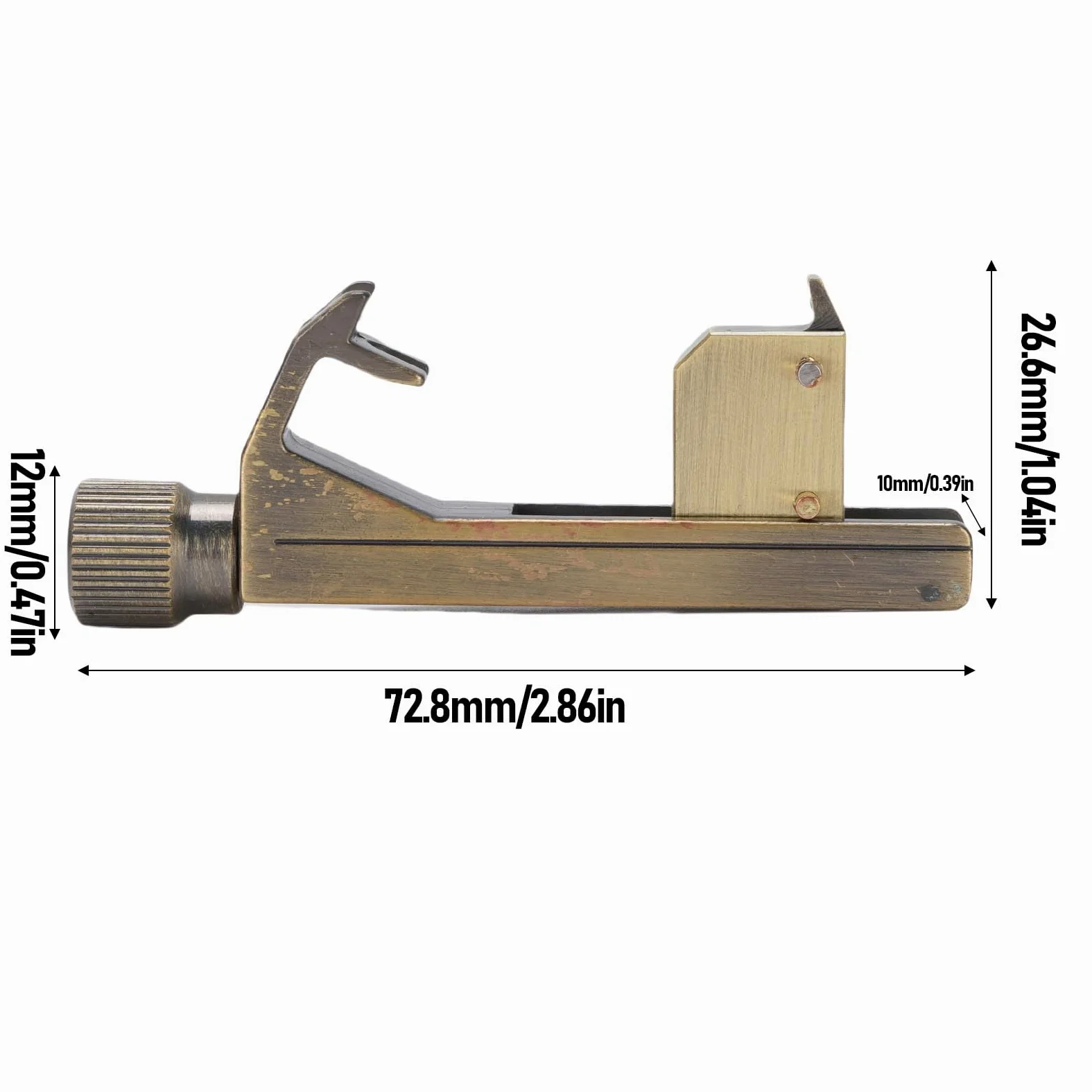 Regolatore di Intonazione Chitarra Elettrica Strumento di Correzione Ottave in Acciaio Inox Chitarra Tremolo a Ponte