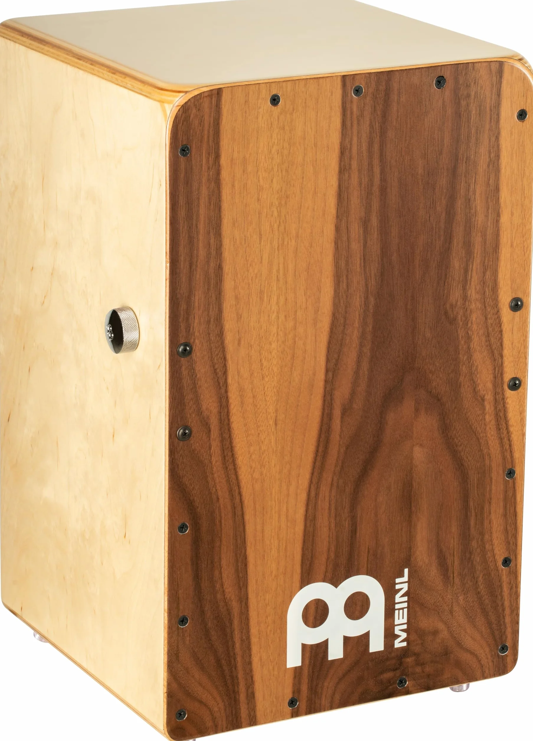 Meinl Percussion Snarecraft Professional Cajon - Con Switch Snare (On / Off) - Superficie di Suono Noce (SCP100WN)