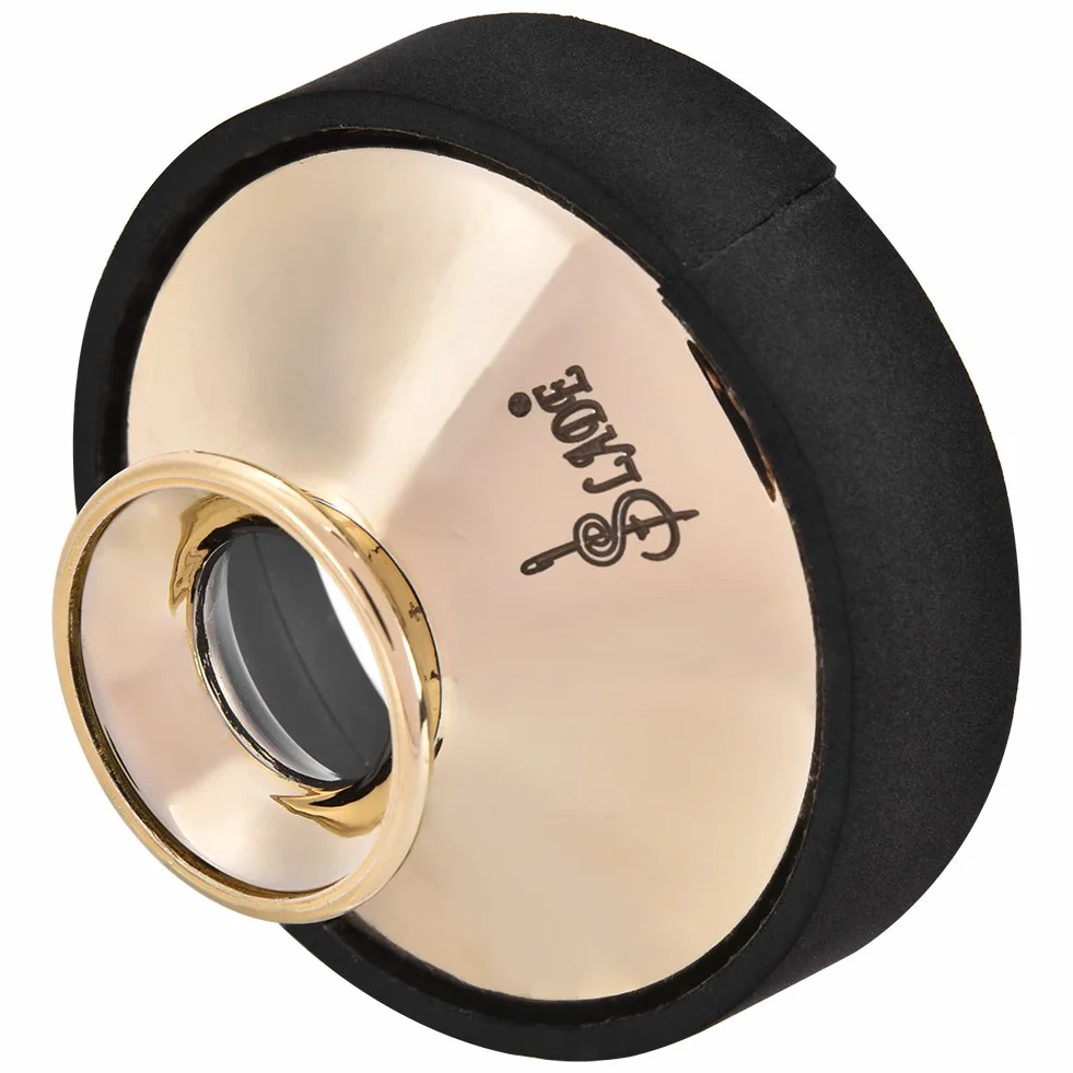 Sordina per Sassofono Contralto in Plastica, Accessori per Silenziatore Muto per Sassofono Contralto (oro)