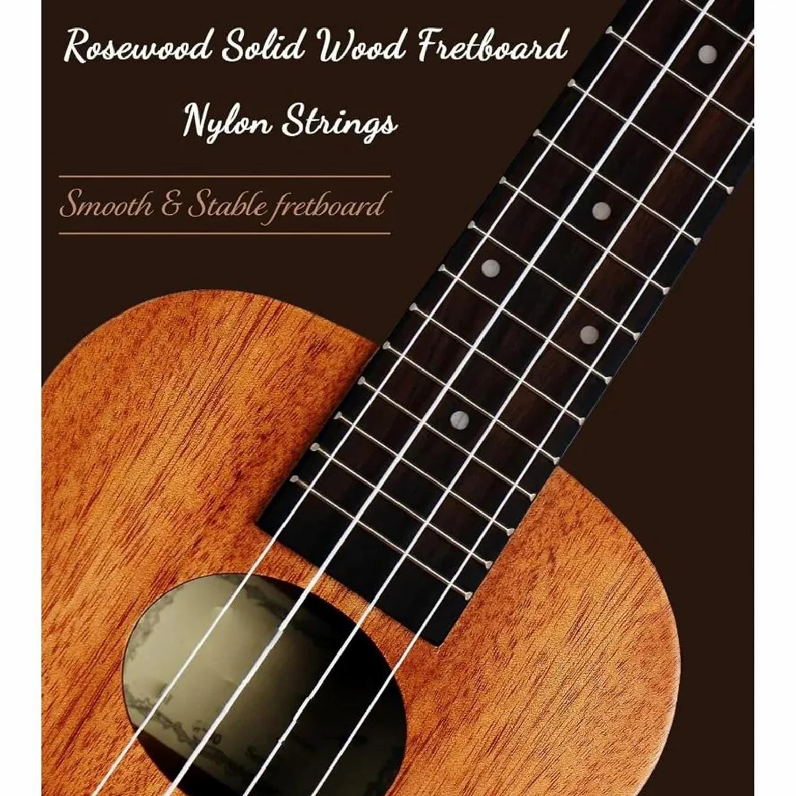 Ukulele Ukulele In Mogano Da 23 Pollici Per Adulti Principianti Con Custodia Morbida Accordatore Digitale Sostituzione Corde E Plettri