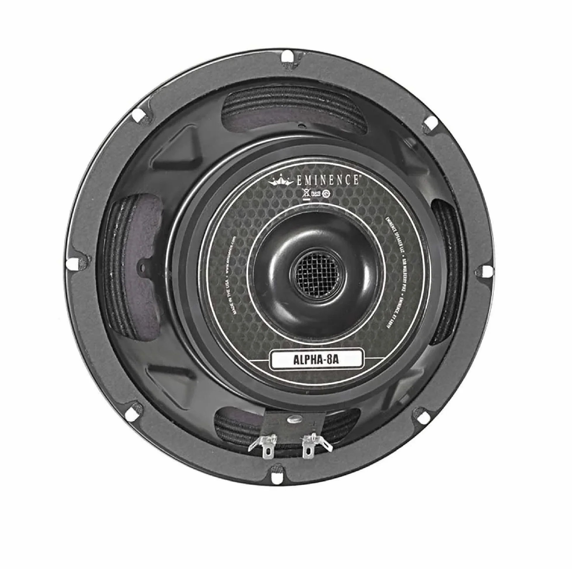 Eminence American Standard Alpha-8A - Altoparlante audio Pro da 8", 125 Watt a 8 Ohm, nero