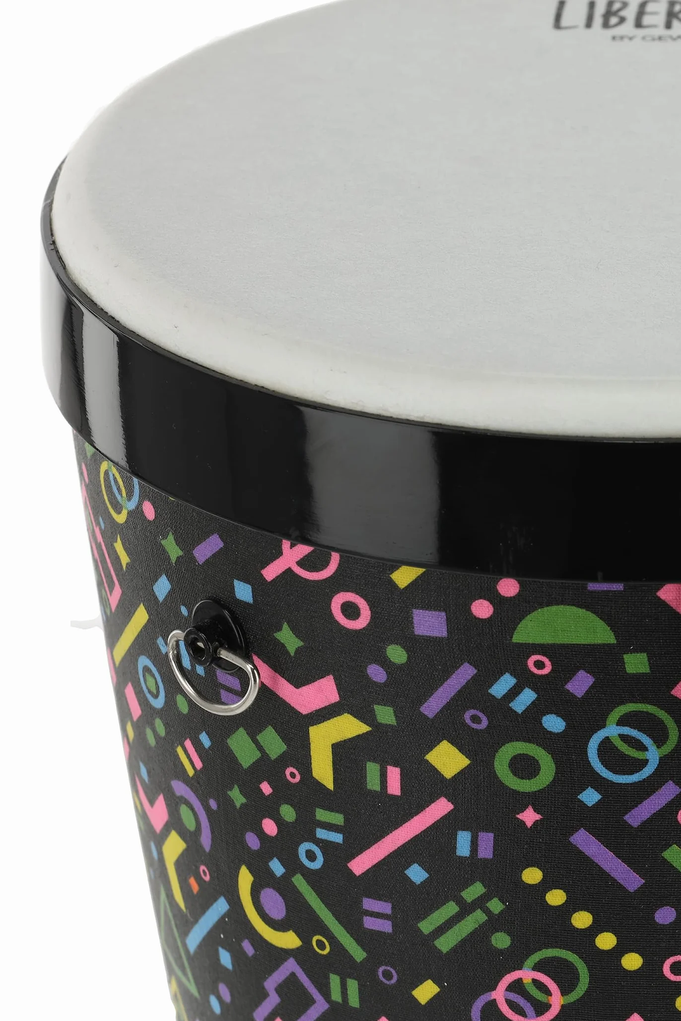 GEWA Liberty Timbau Stackable Drums - Diametro: 12" (30,5 cm) - Altezza 23,5" (60 cm) - Motivo: Crazy Neon