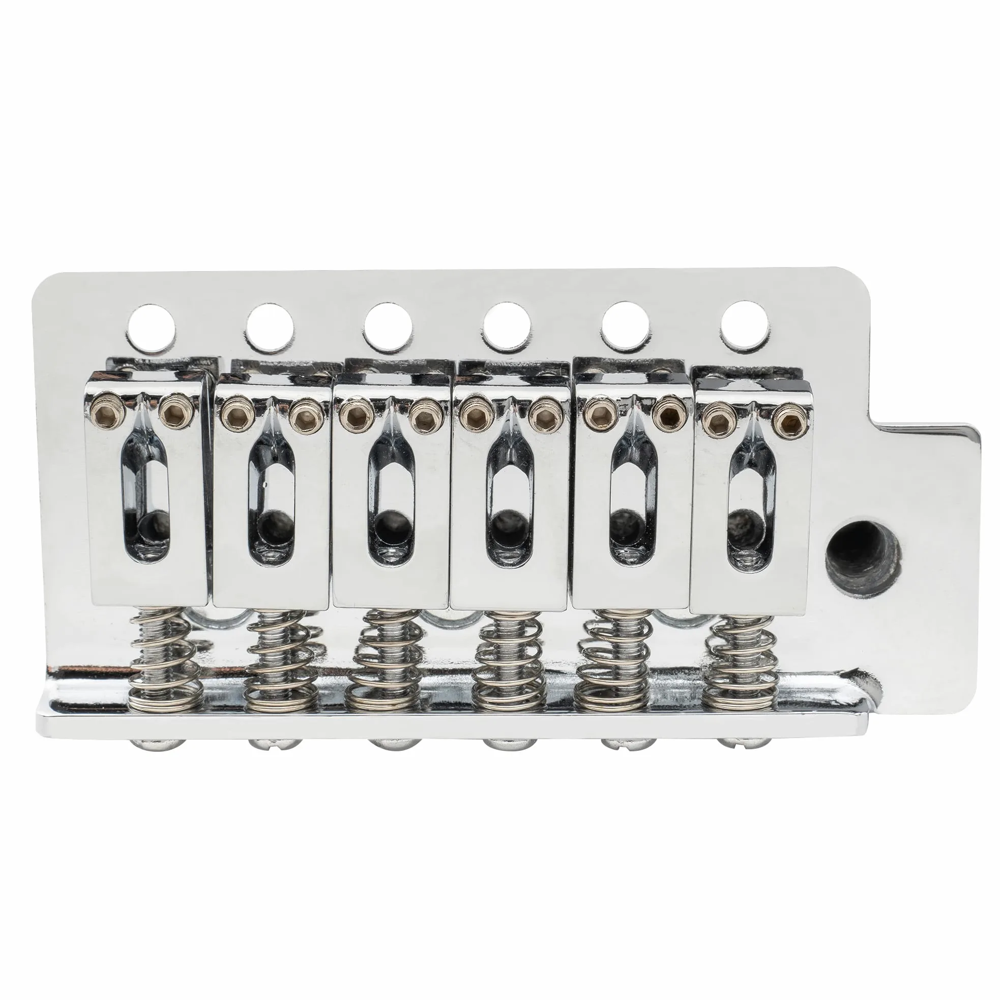 Musiclily 52,5mm Ponte Tremolo 6 Viti per Chitarra Elettrica tipo Strat, Cromato