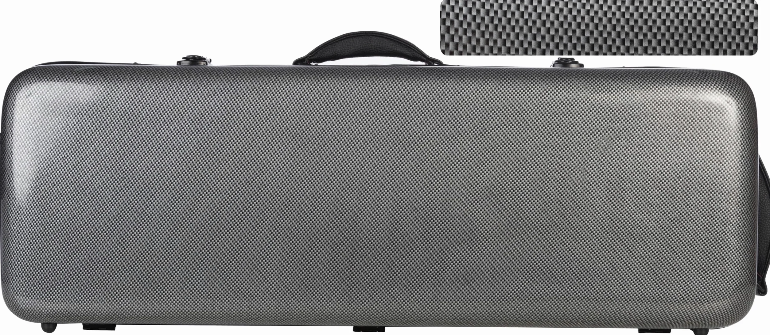 Custodia per Viola Fiberglass 38-43 Oblong carbone M-case + borsa musicale