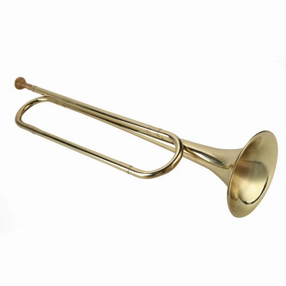 Tromba di cavalleria, pratico strumento musicale per orchestra Tromba in ottone qualificata per banda scolastica per banda scolastica