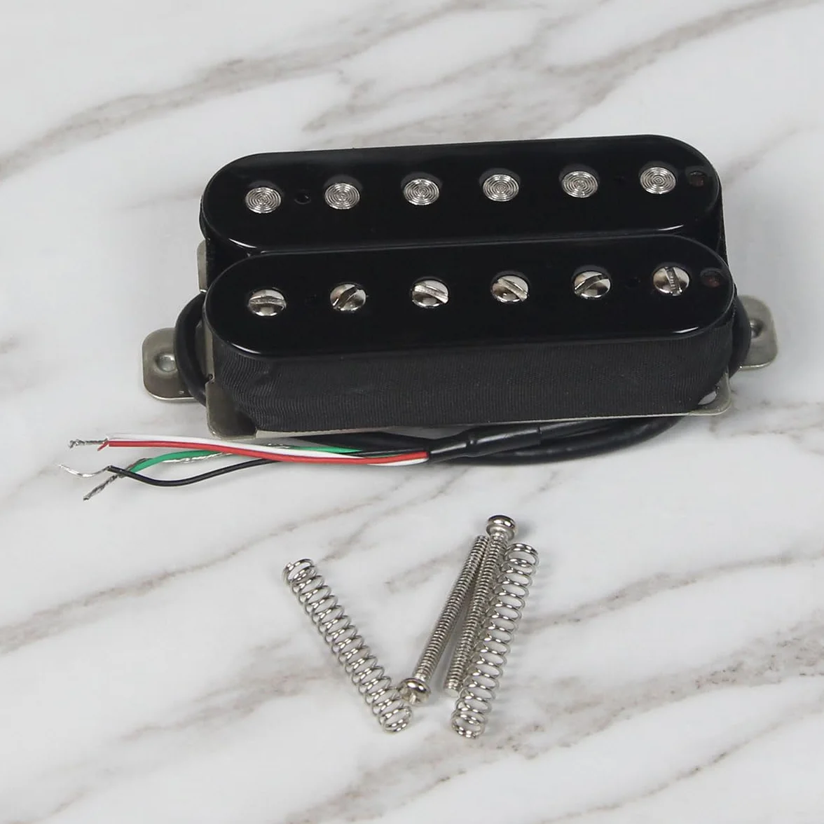 FLEOR Pickup Humbucker per chitarra nera Pickup al ponte Alnico 5 14-15k