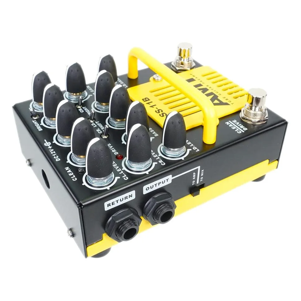 AMT SS-11B (Modern) - Preamplificatore per chitarra tubolare a 3 canali (2 tubi)