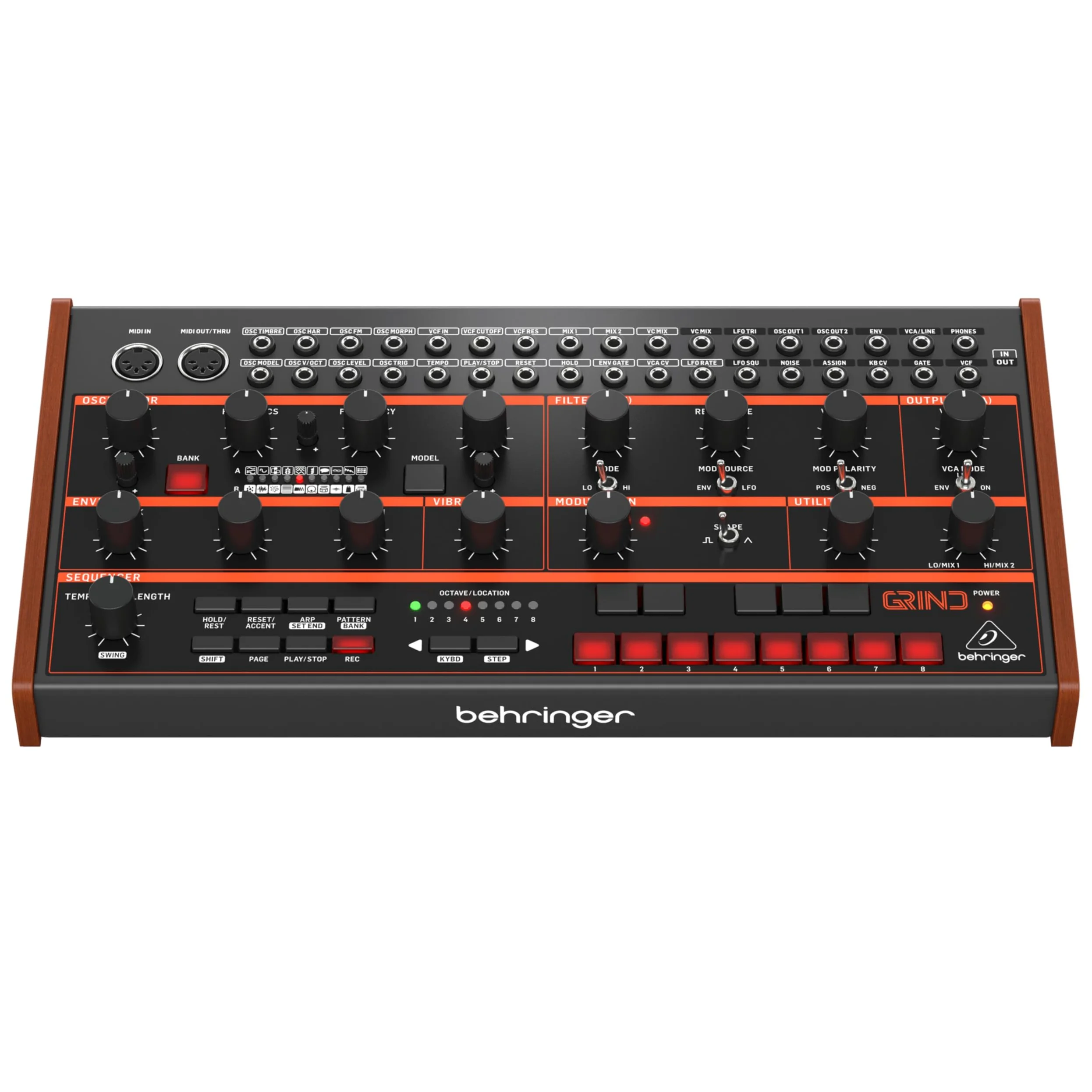 Behringer Grind Sintetizzatore ibrido multi-motore semi-modulare