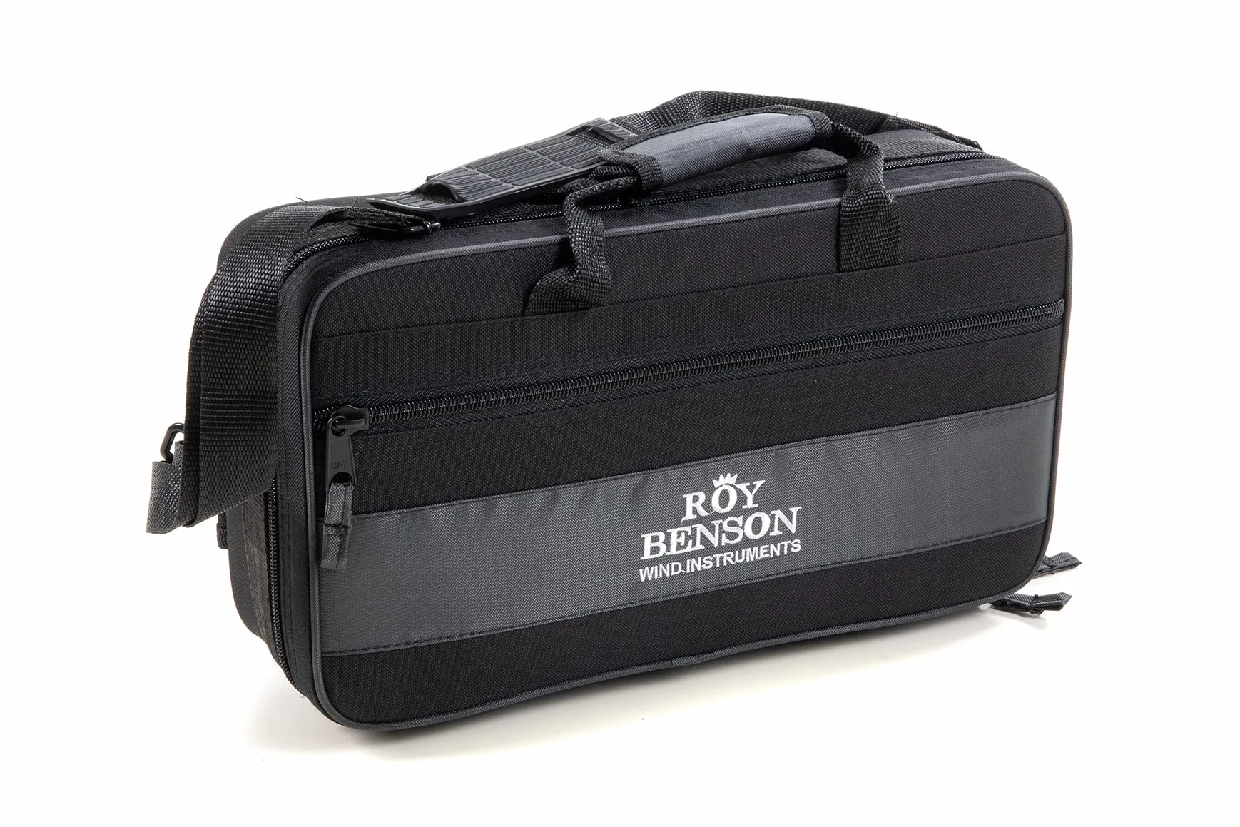 Roy Benson Bb Clarinet CB-217 (con sistema Boehm, corpo in ebanite, meccanismo in nichel argentato, compresi gli accessori per la cura e la custodia rettangolare, con set di zaini)
