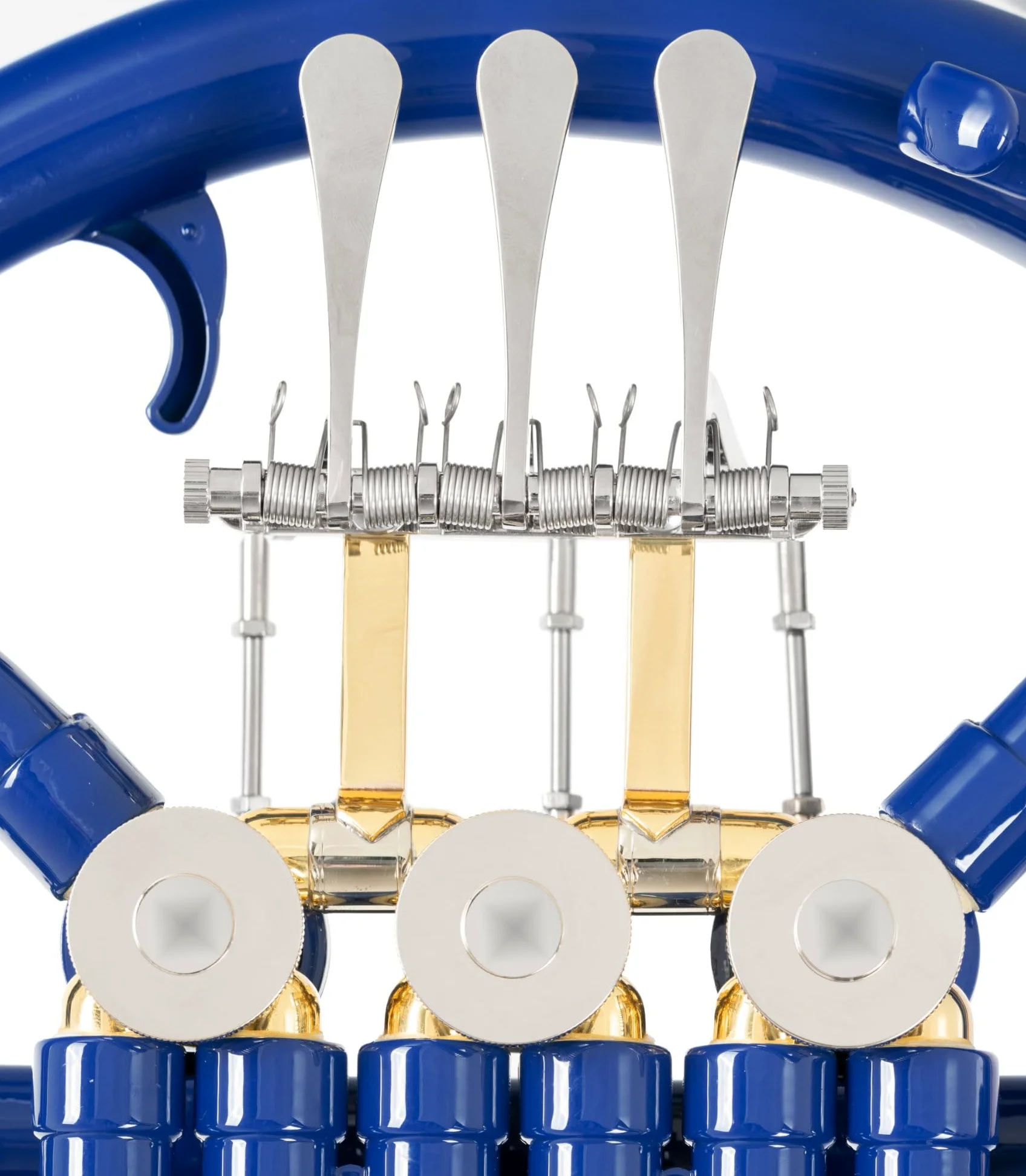 Classic Cantabile WH-20BL MardiBrass Corno Francese in plastica blu, con bocchino e custodia con spallacci. Per principianti e professionisti. Resistente, impermeabile, leggero e robusto.