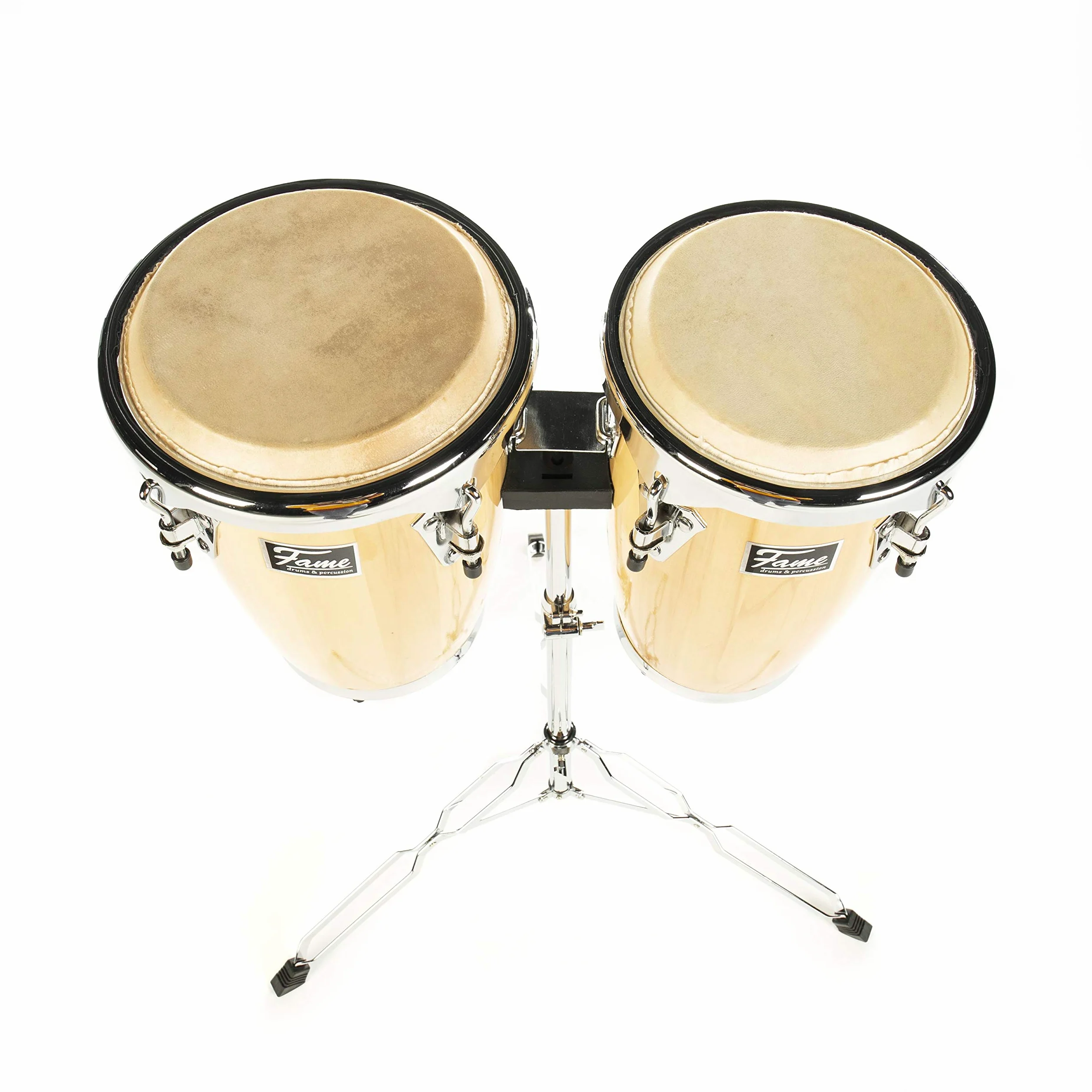 Fame S8300N Conga Set & Stand 8"/9" (Natural) - Conga