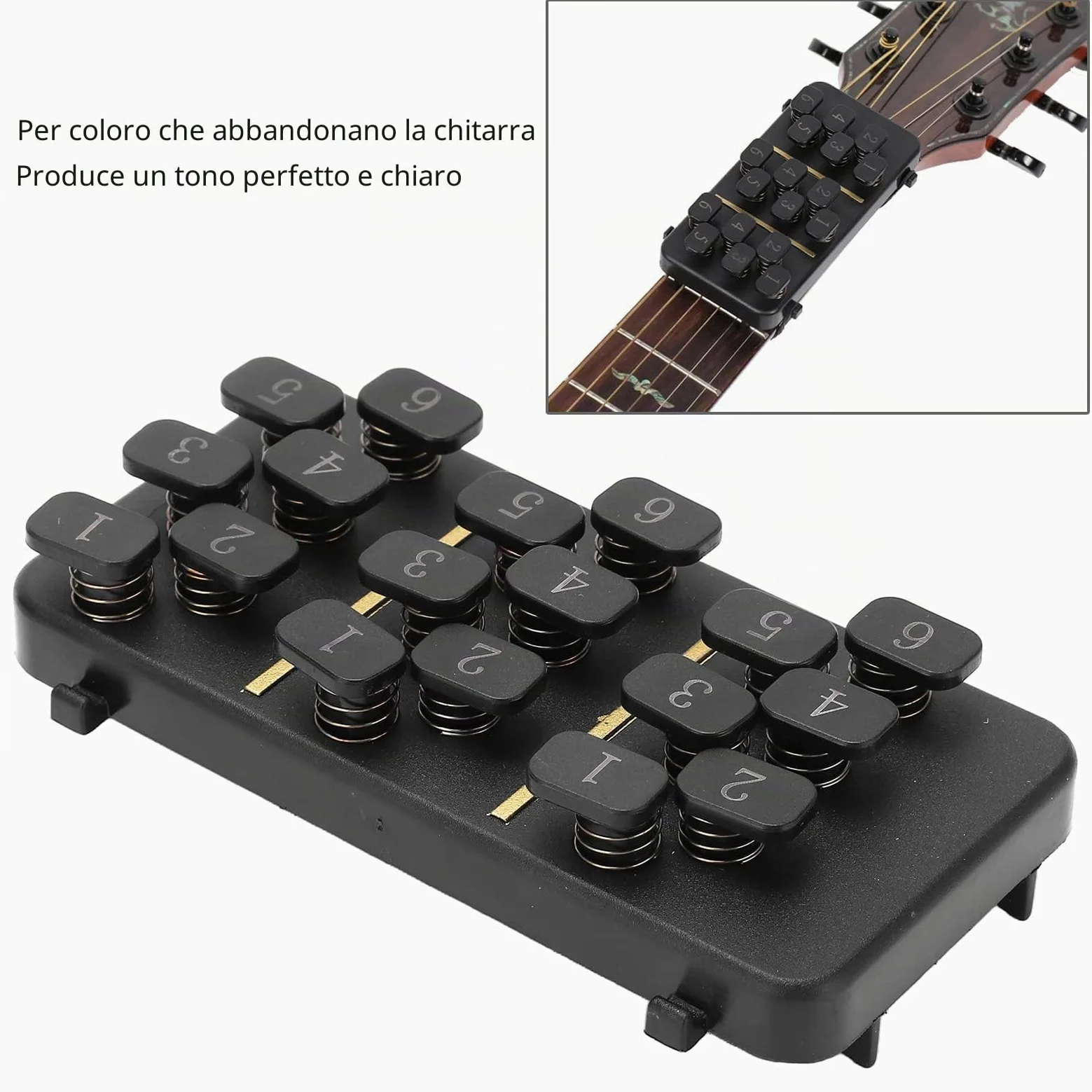 Strumento per Allenare gli Accordi di Chitarra, Strumento per Cambiare il Grafico degli Accordi per Chitarra Strumento per L'apprendimento Assistito con Accordi per Chitarra Strumento Musicale per Pri