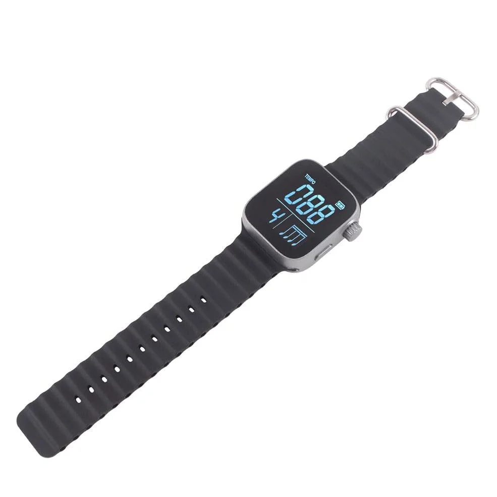 Metronomo Vibrante Indossabile 40-240 BPM Orologio Contapassi Smart per Strumenti per Chitarra Piano Batteria, Metronomo per Corsa Esercizio, Metronomo per Pianoforte, Strumentale