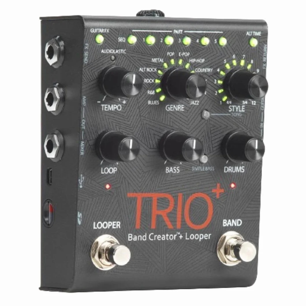 DigiTech Pedale per chitarra TRIO Plus Band Creator con Looper