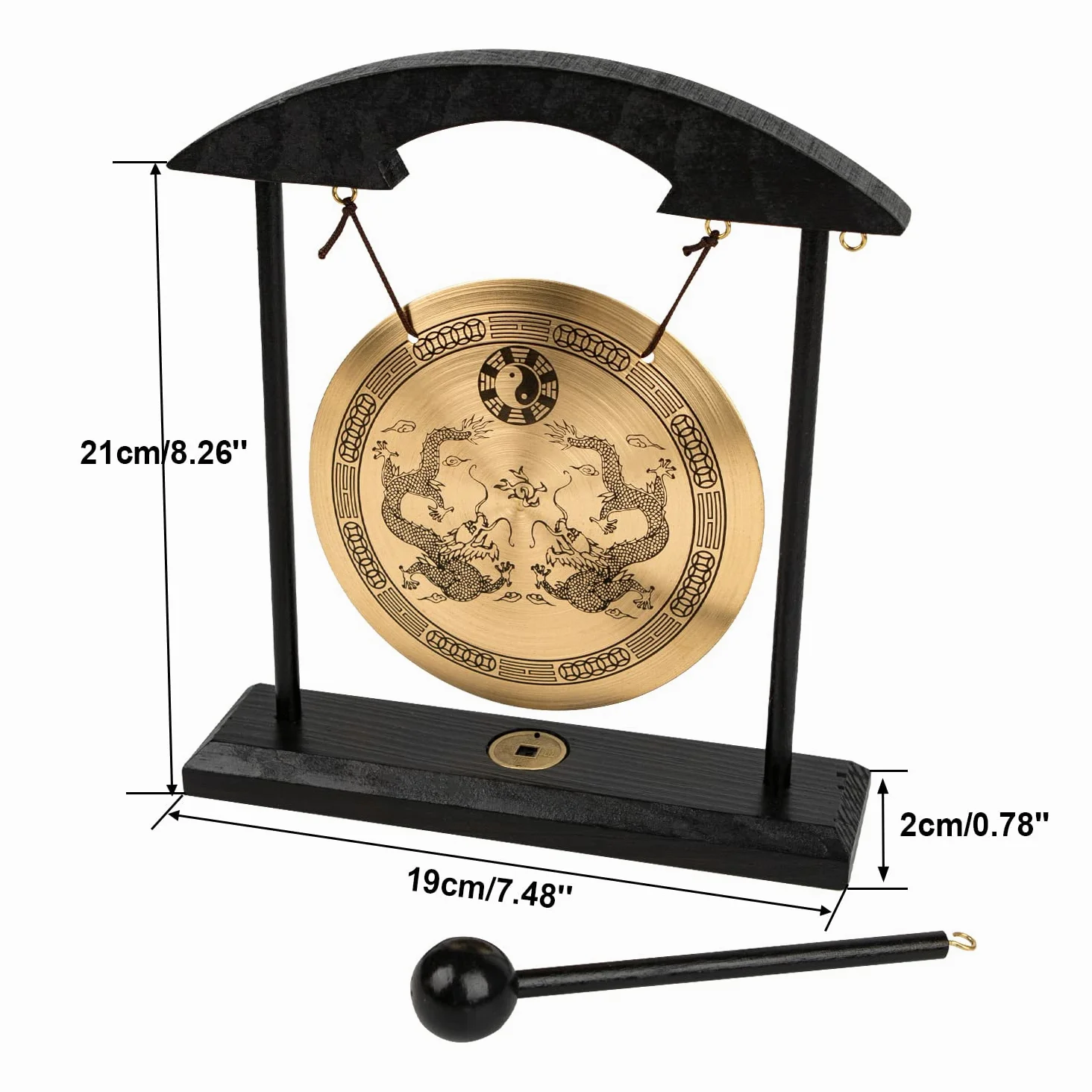Asian Home Feng Shui Gong Zen Art Ottone Feng Shui Desktop Gong