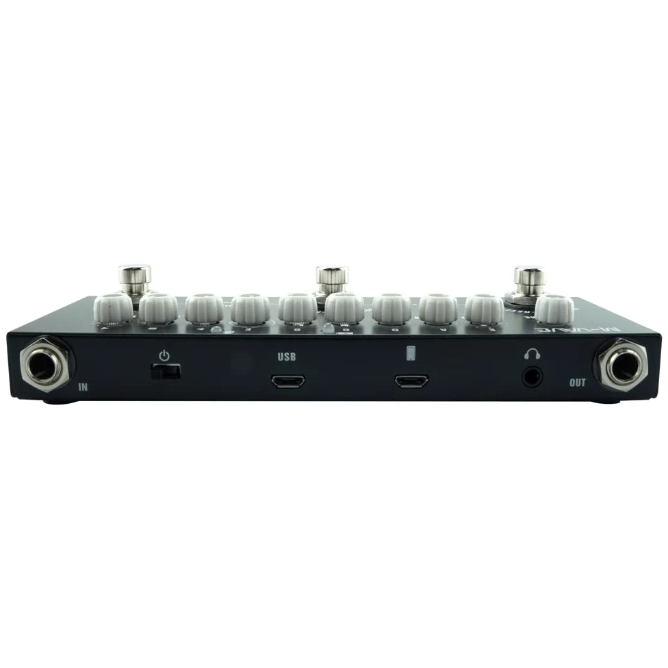 M-Vave Cube Baby - Multieffetto per chitarra, 8 emulazioni di amplificatori IR e 4 effetti (Chorus, Phaser, Delay e Reverb), Accordatore digitale integrato