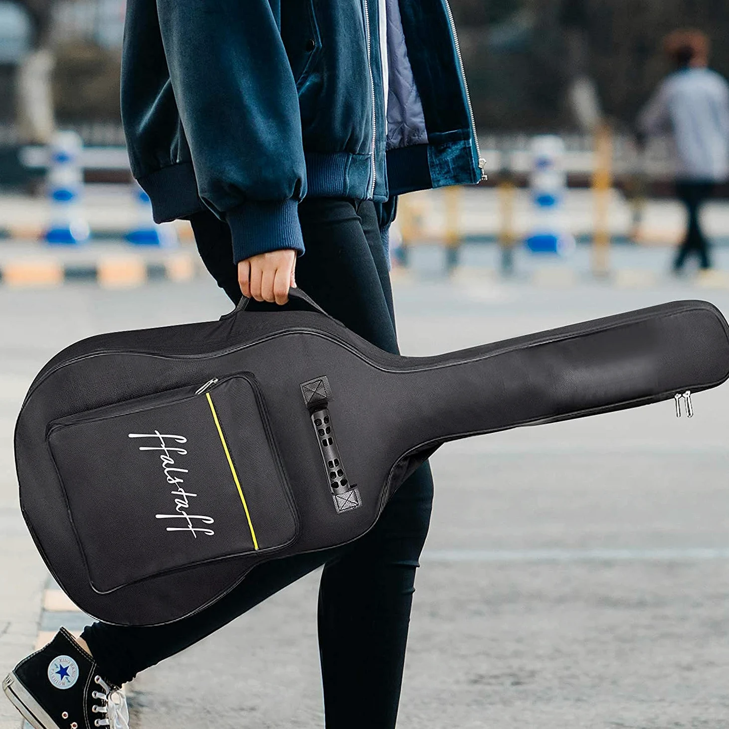 FF Custodia, Borsa, imbottita, 600D per Chitarra Classica