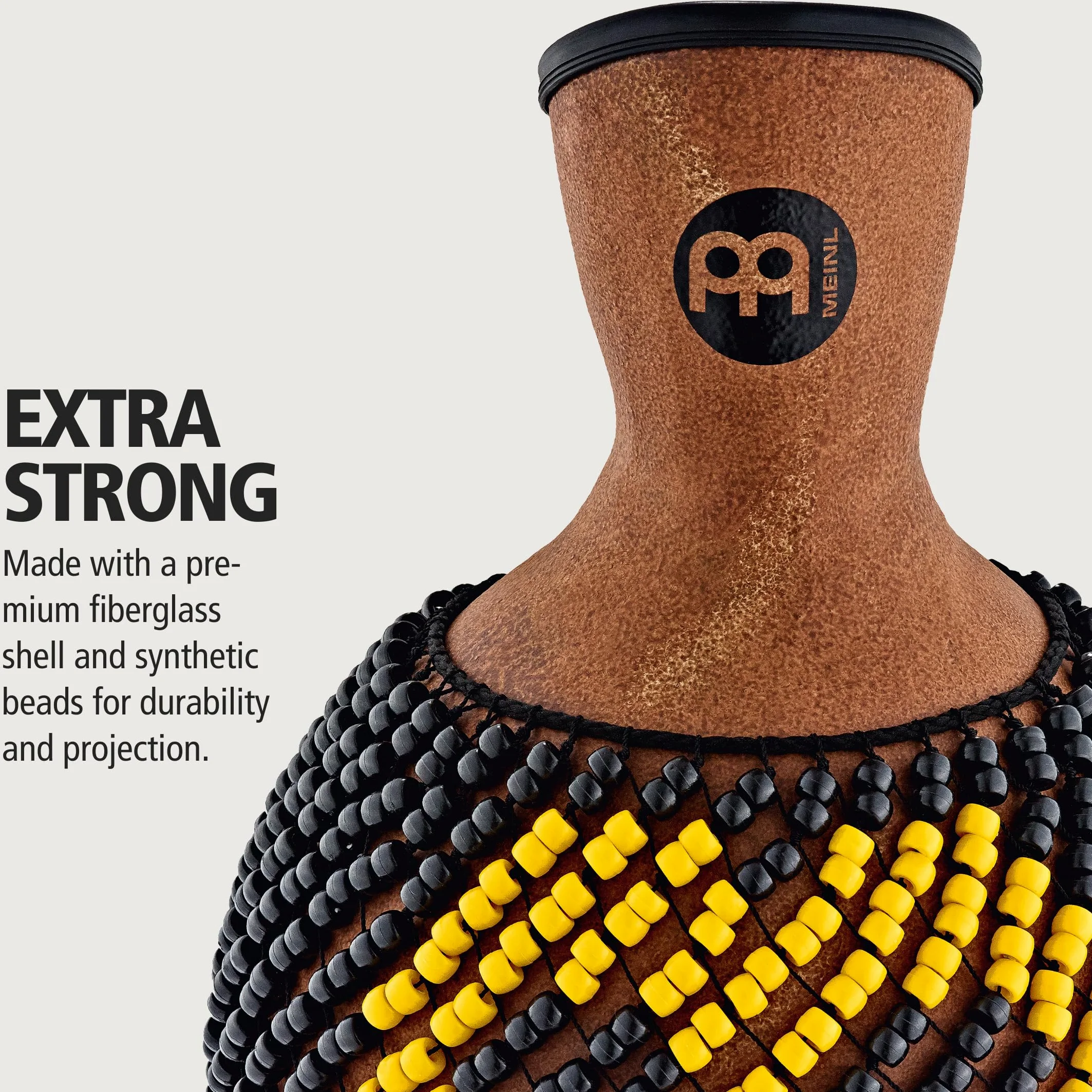 Meinl Percussion – Cabasa in fibra di vetro - Marrone (SHR-BR)