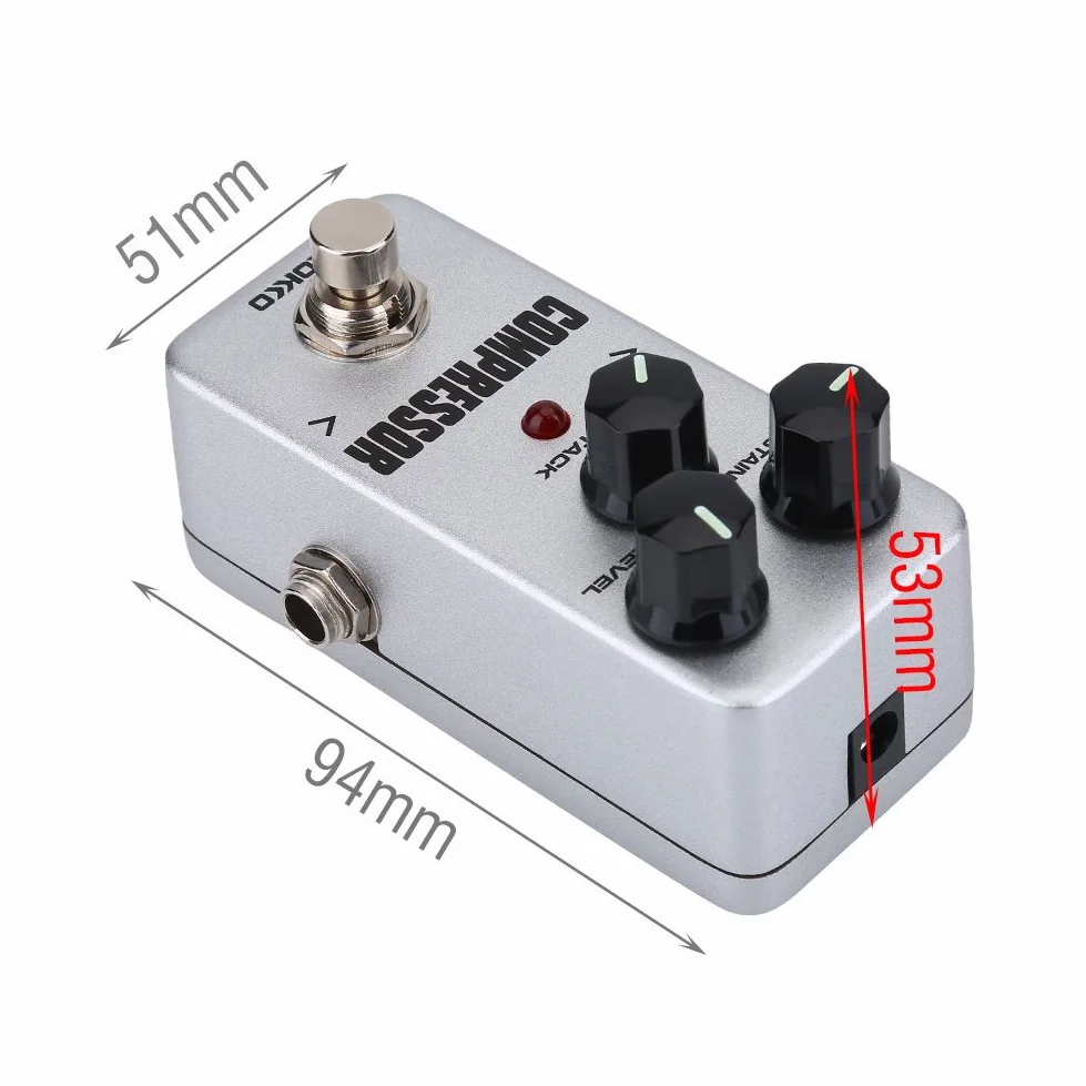 Effetto Chitarra, Mini Compressore Sustainer Pedale Effetto Accessorio Strumento per Chitarra Elettrica