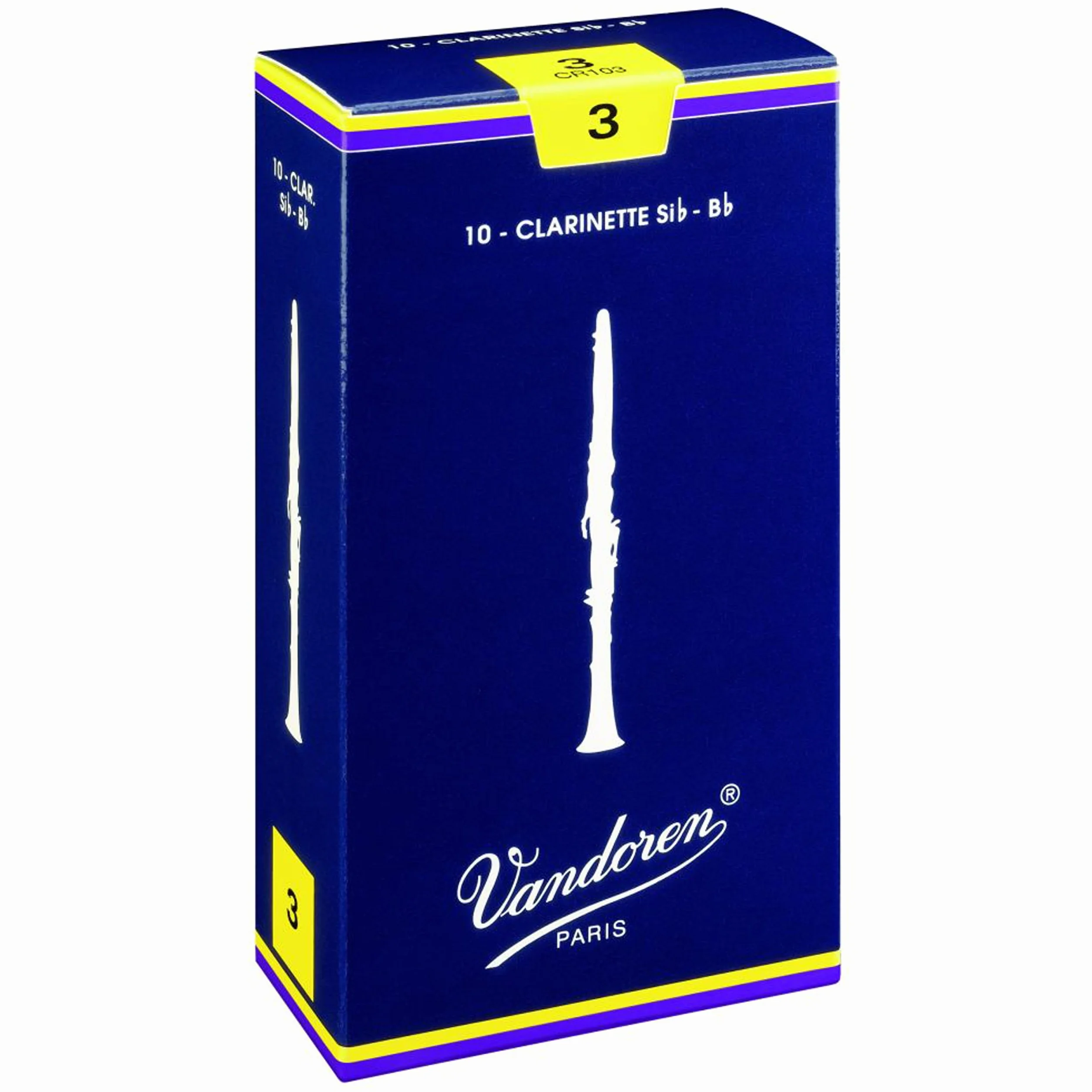 Vandoren CR102 Traditional Ance 2 per Clarinetto Sib, 10 pezzi