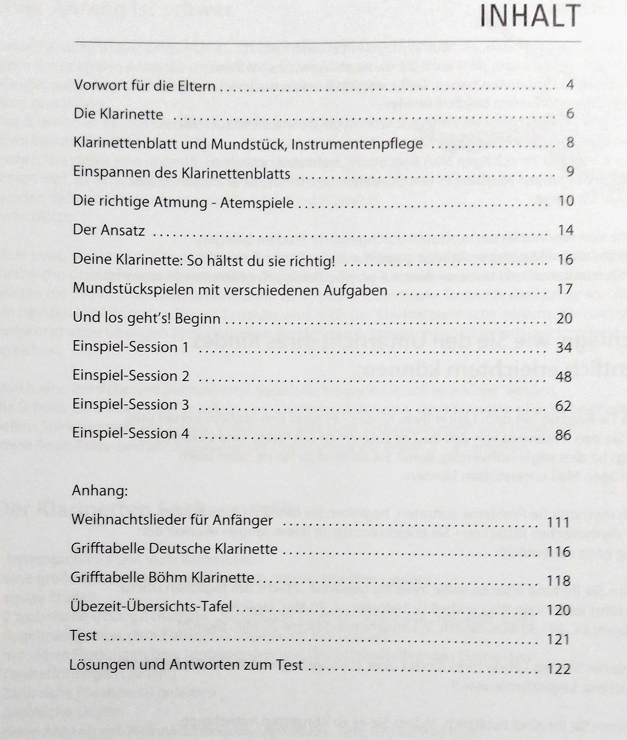 Klarinetten Fuchs Band 1 Online Material mit Musik-Bleistift