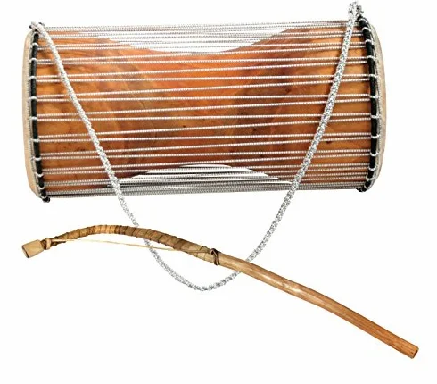 Talking Drum Profi sprechtr ommel Ø 22 cm altezza 40 cm Africa Tama Clessidra tamburo