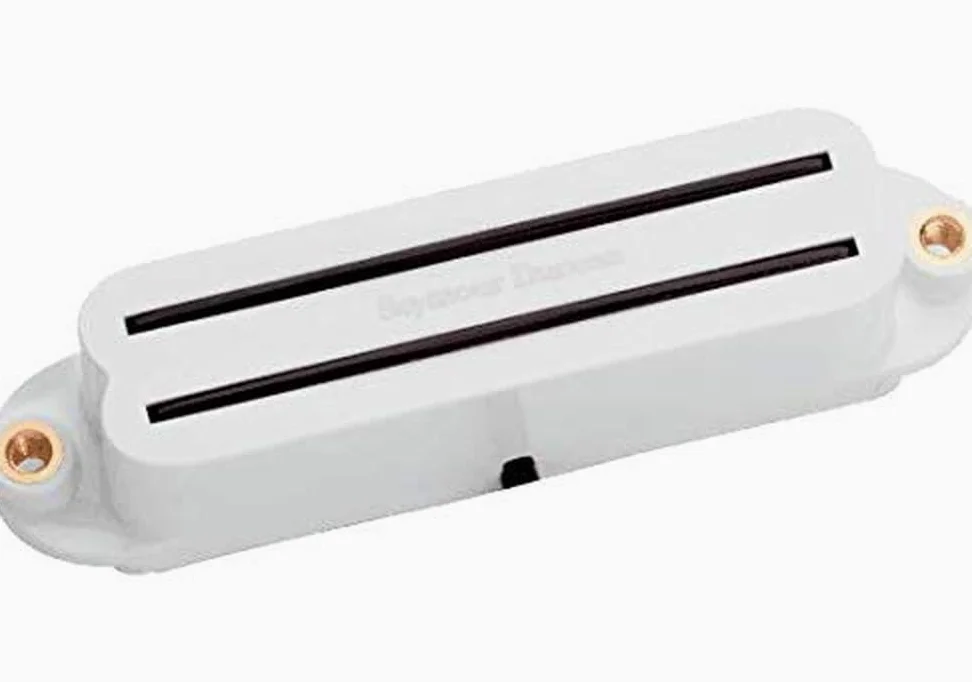 Seymour Duncan SHR-1b Humbucker Strat Hot Rails BridgeWhite