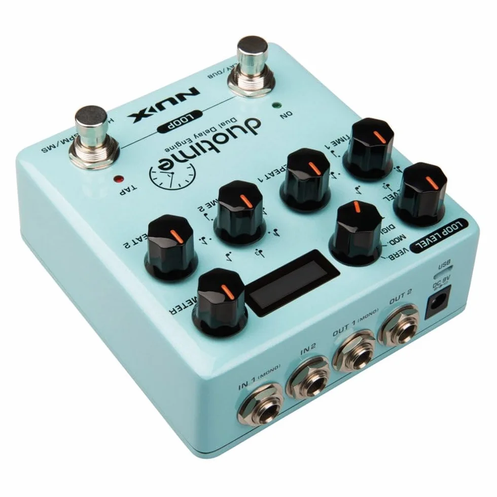 NUX Doppio pedale delay e funzione looper