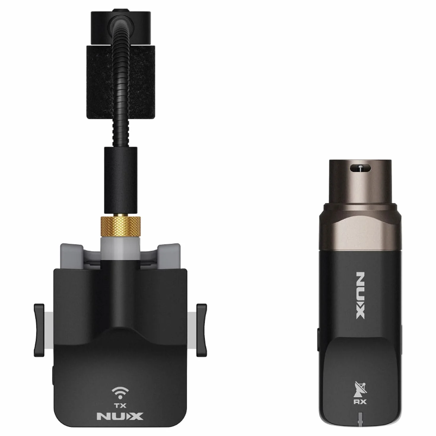 Nux B6 - microfono wireless per sassofono senza fili + panno per pulizia Keepdrum