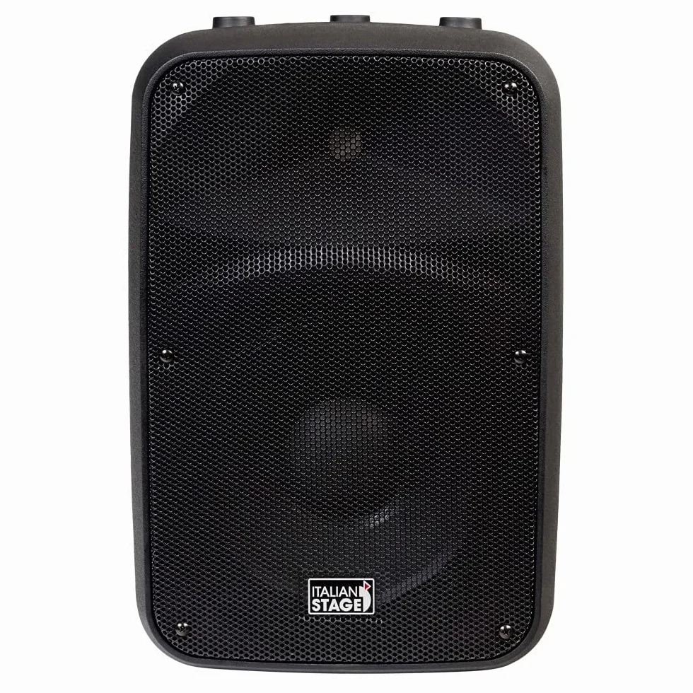 PROEL ITALIAN STAGE IS SPX10A - Diffusore Cassa attiva bi-amplificata da 300w di picco e cono da 10", per feste karaoke eventi, Nero (IS SPX10A)