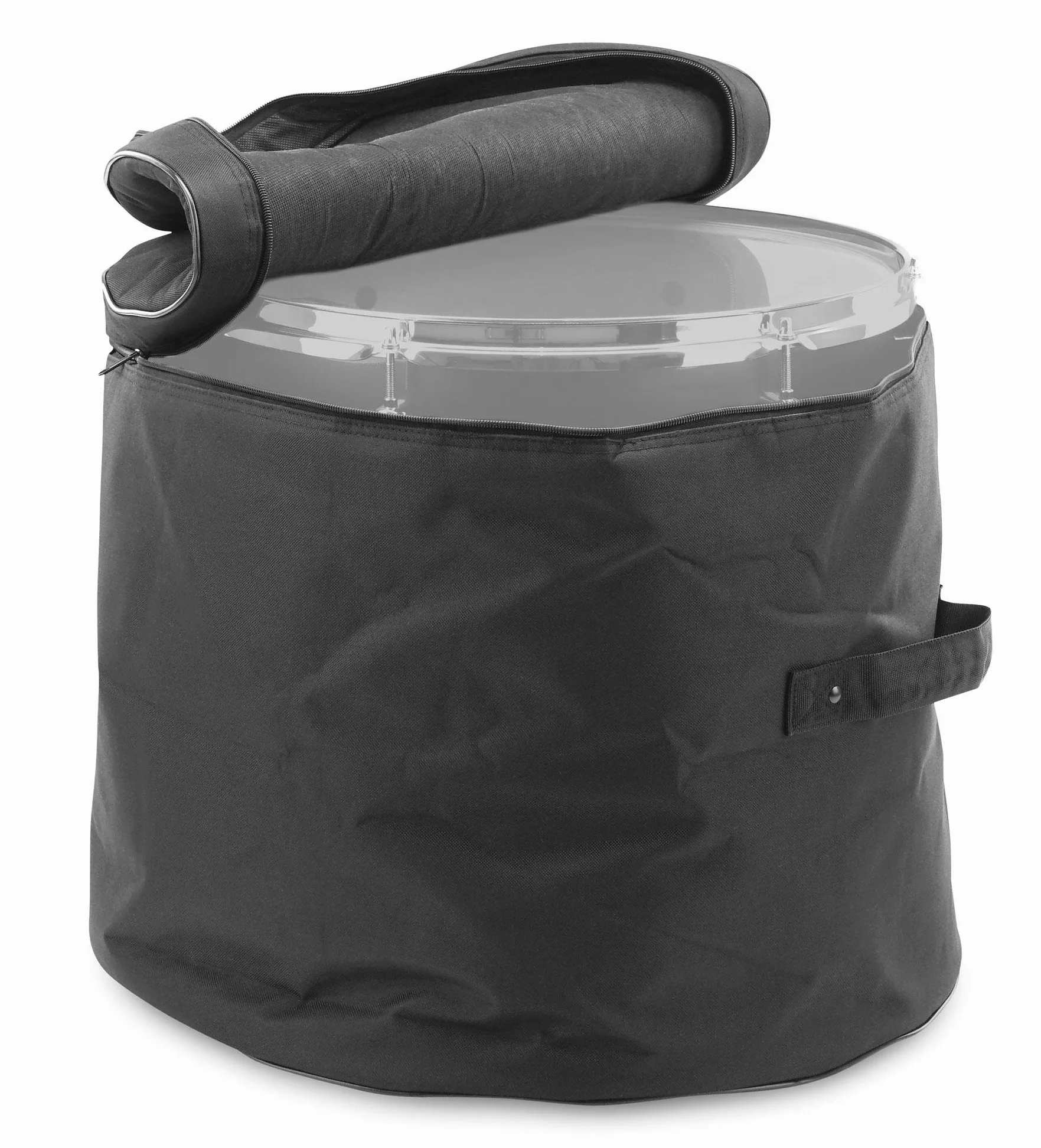 XDrum Classic Drumbag, borsa per batteria per Floor Tom misura 14"x14" (diametro: 14", profondità: 14", idrorepellente, imbottitura interna, maniglia robusta) Nero