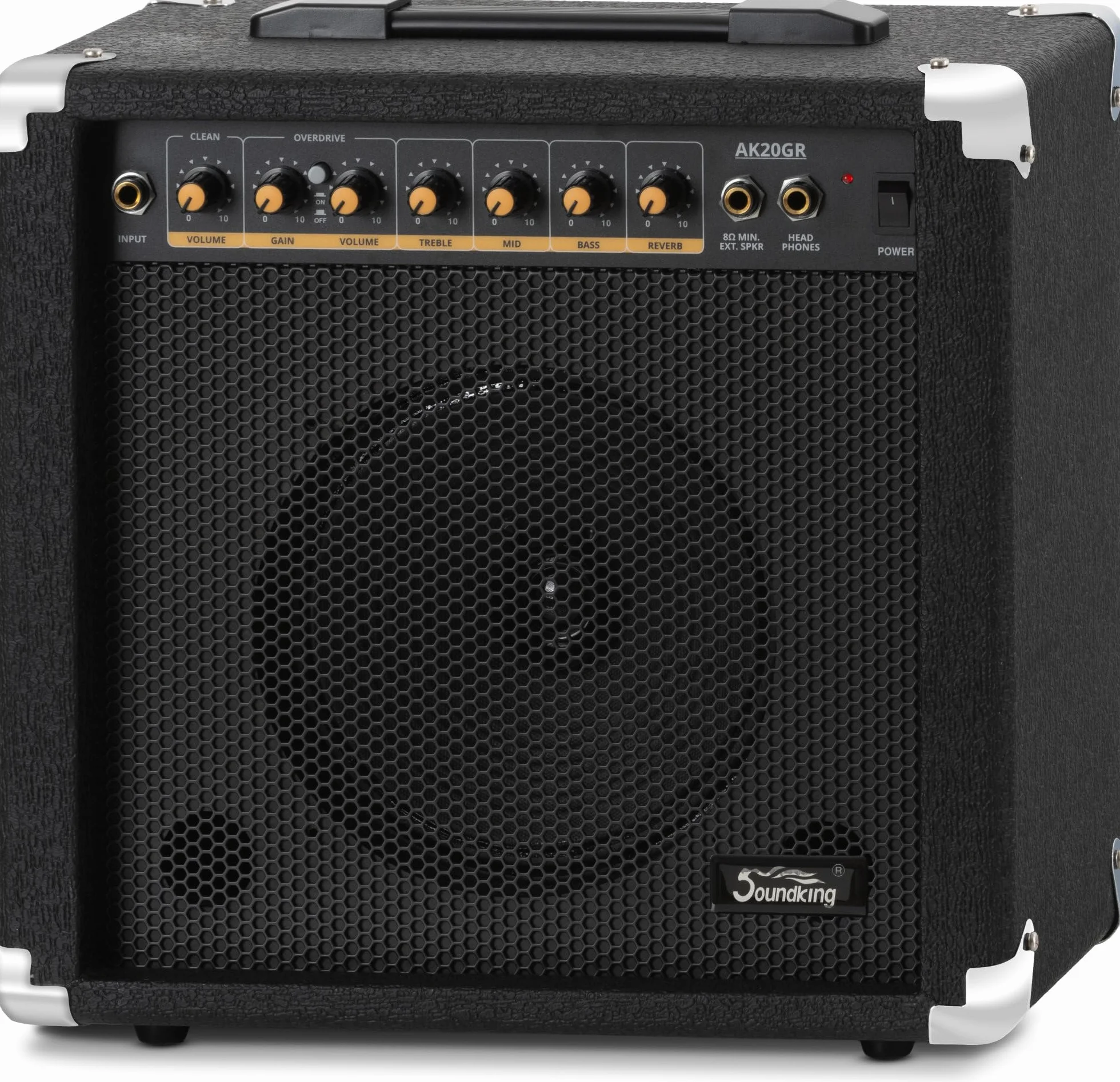 Rocktile Warhead Chitarra Elettrica Set AK20GR - Corpo in Tiglio, Tastiera in legno duro selezionato - Set incl. Combo Amplificatore 60W & Cavo Strumento 3m – Ideale per Rock, Metal & altro – Nero