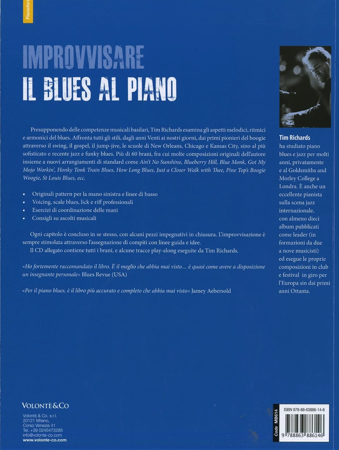 Improvvisare il blues al piano. Con CD-ROM