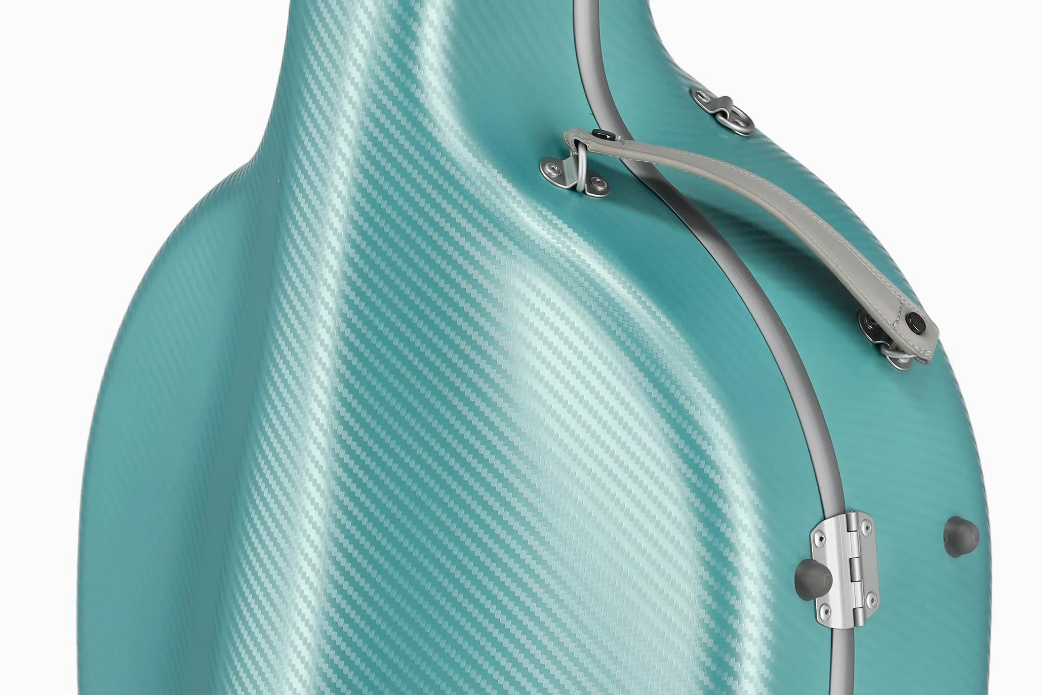 GEWA Custodia per violoncello FUN Series policarbonato 4/4 Verde/Grigio, interno nero, 2 cinghie zaino rimovibili, tasca accessori, sospensione imbottita, maniglia laterale aggiuntiva